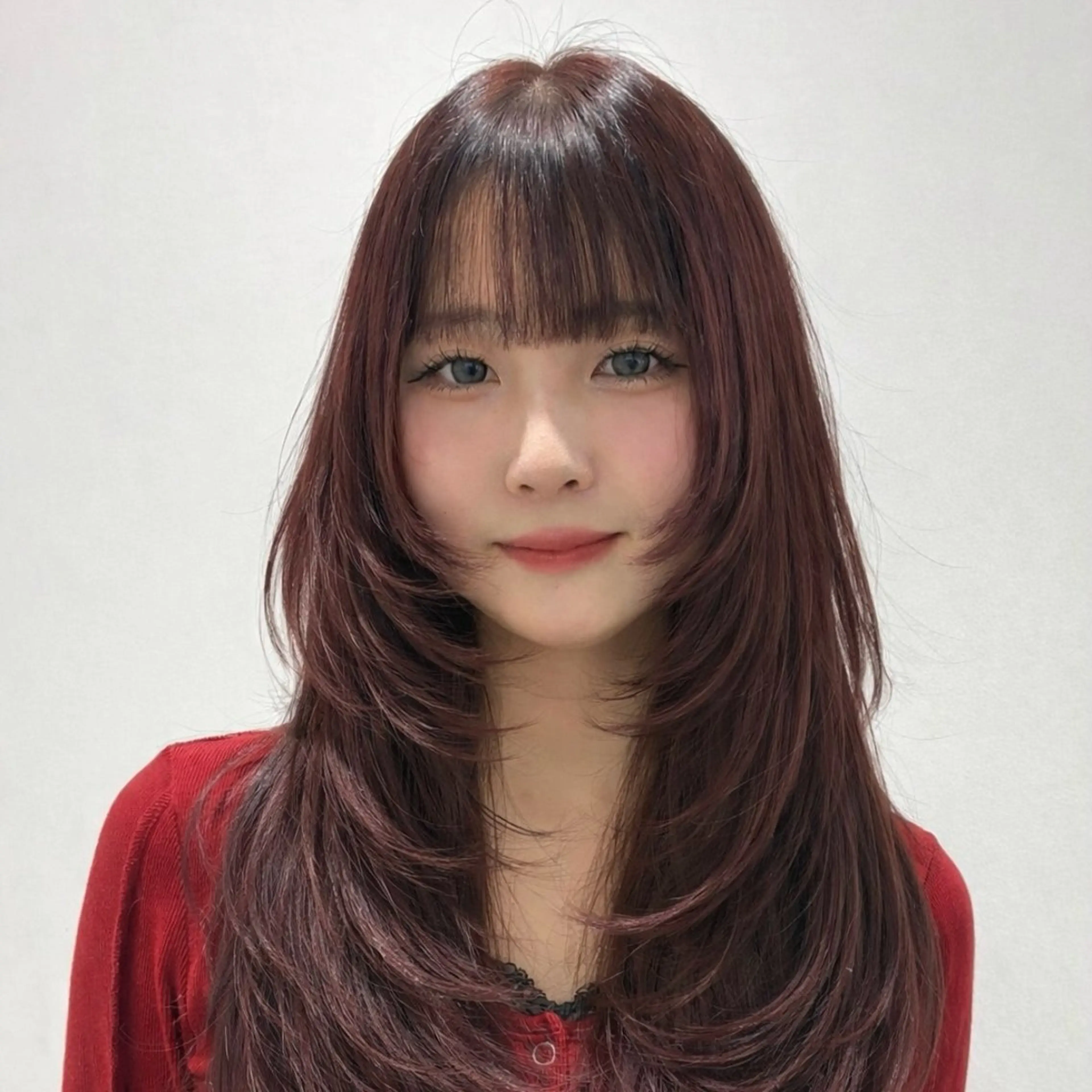 ロング レイヤーカット ヘアカラー 藤沢艶カラー/ 藤沢エクステ/魁心のヘアスタイル