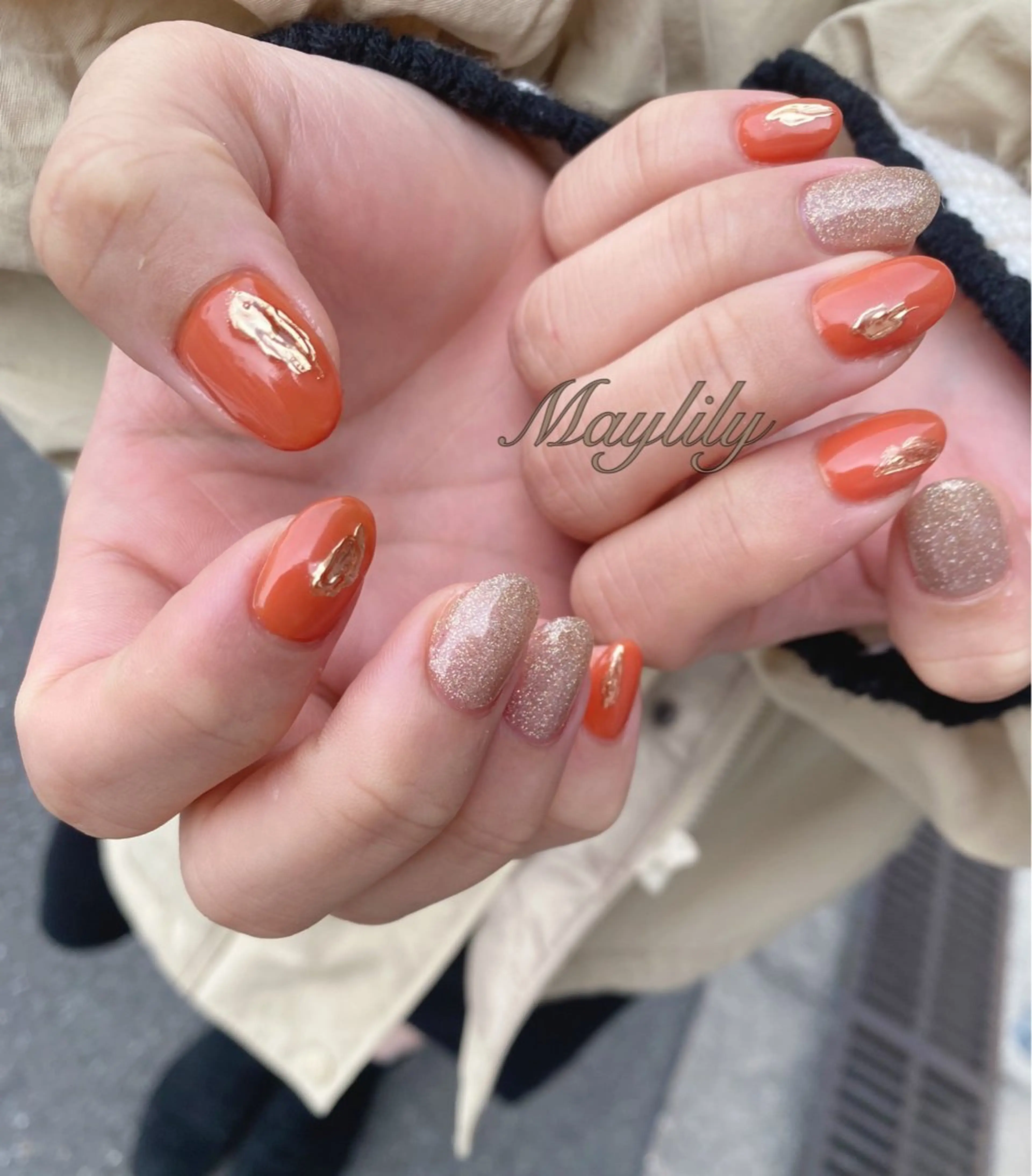ネイル 持ち込み ハンドネイル Nail salon Maylilyのネイルデザイン