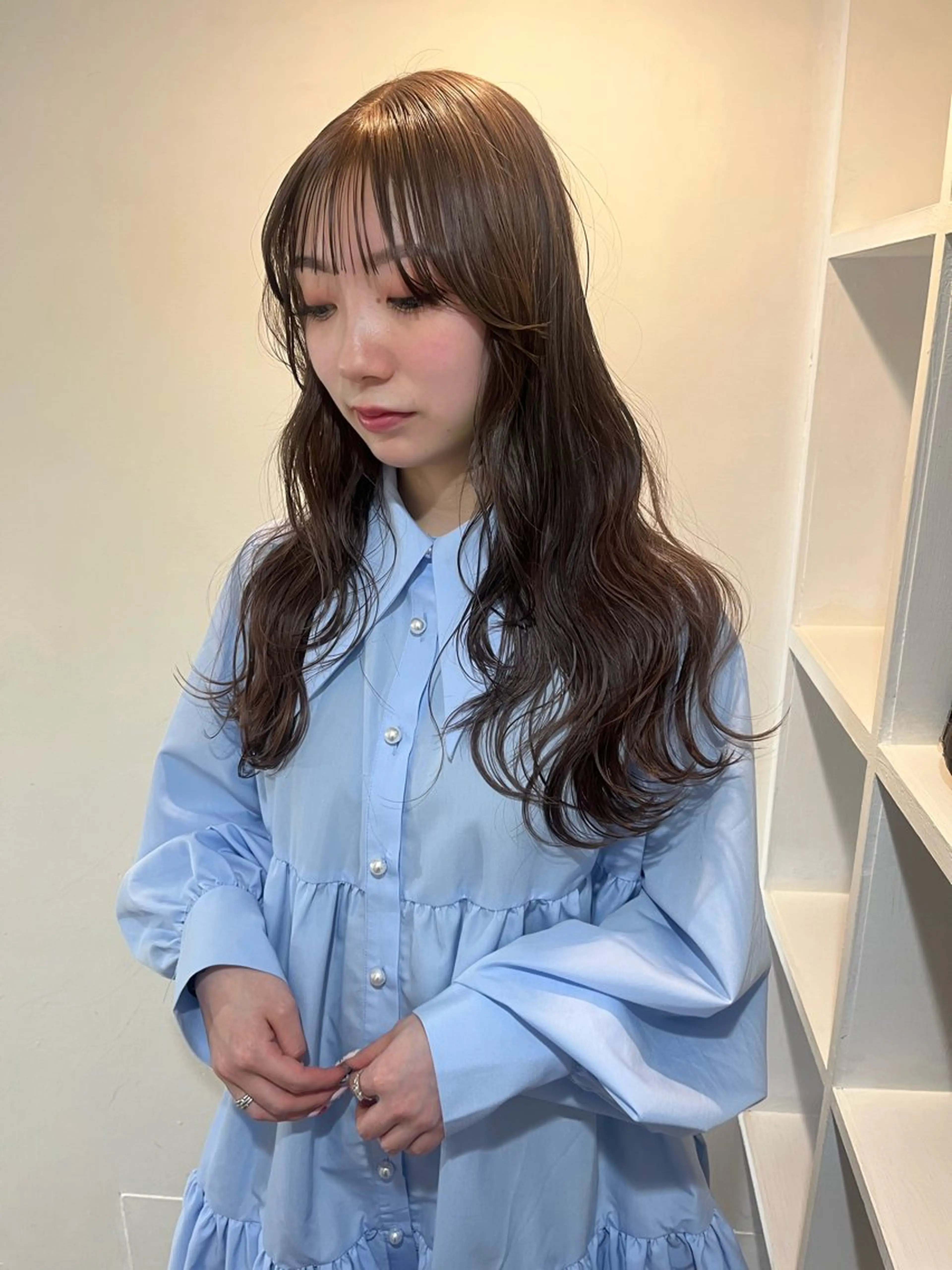 ロング カット ヘアカラー トリートメント ヘッドスパ SALOWIN新宿三丁目frente所属・髪質改善/艶カラー MISATOのヘアスタイル