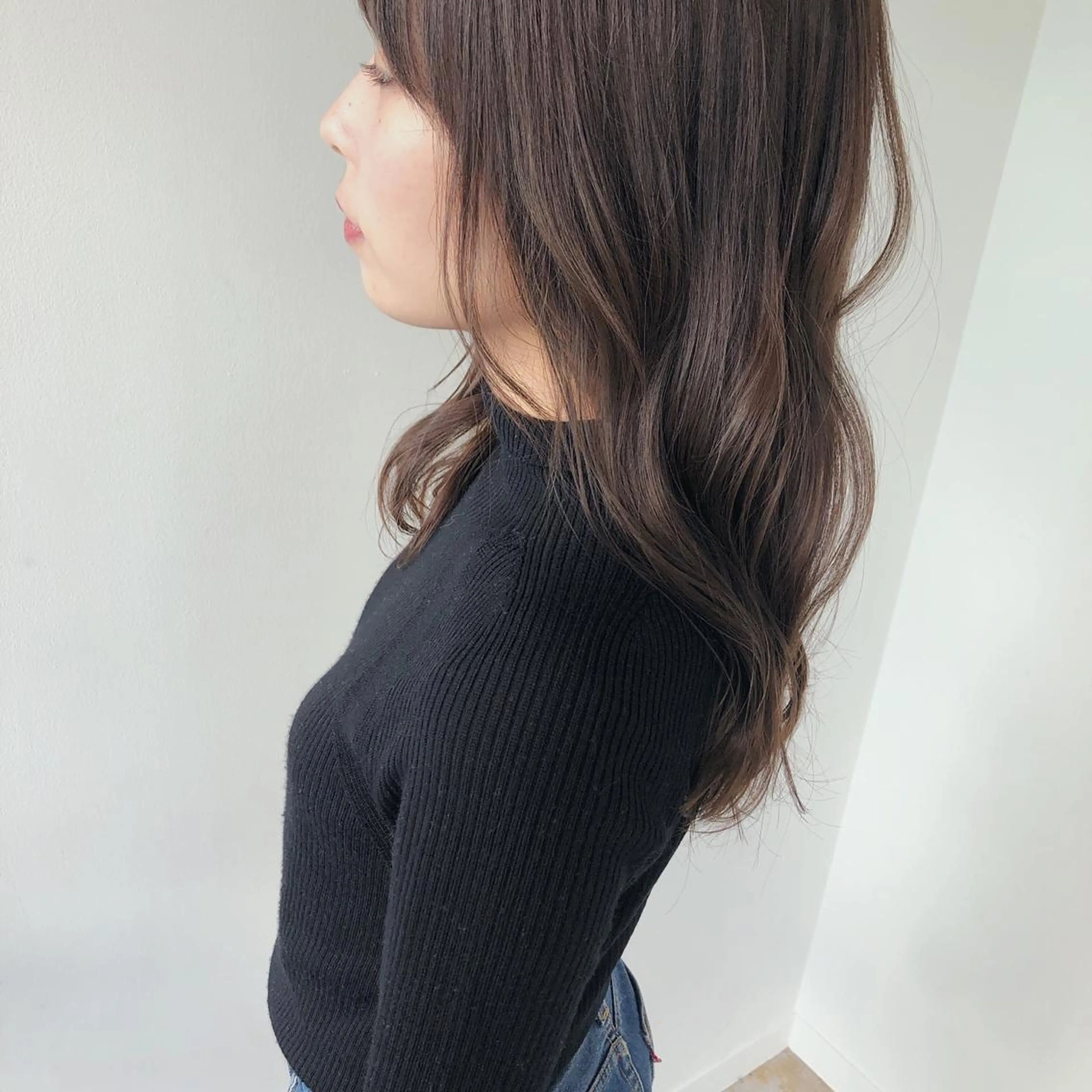 ロング カラー 梅田 千亜希のヘアスタイル
