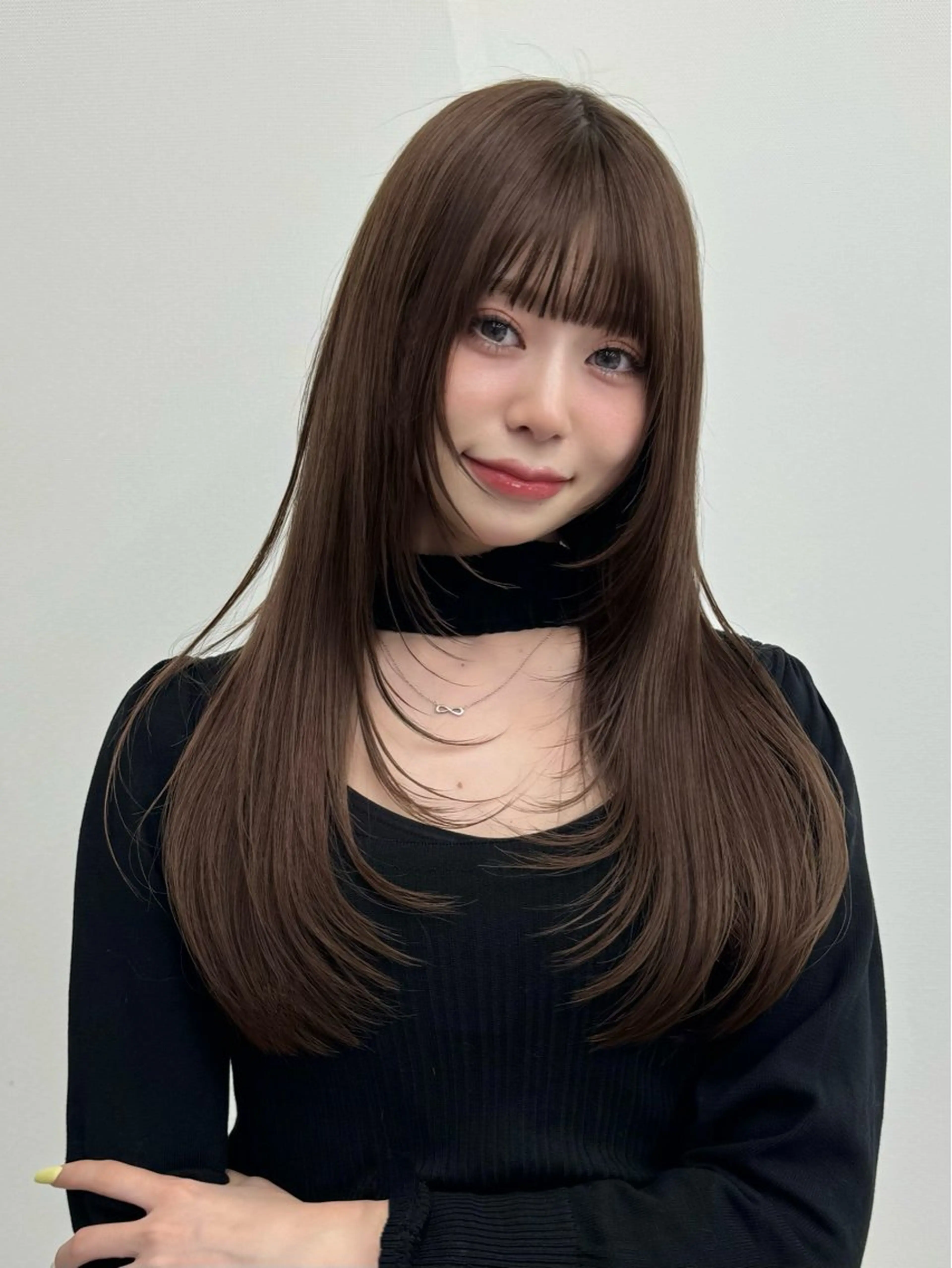 ロング 韓国ヘア🩶리나🤍 りぴのヘアスタイル