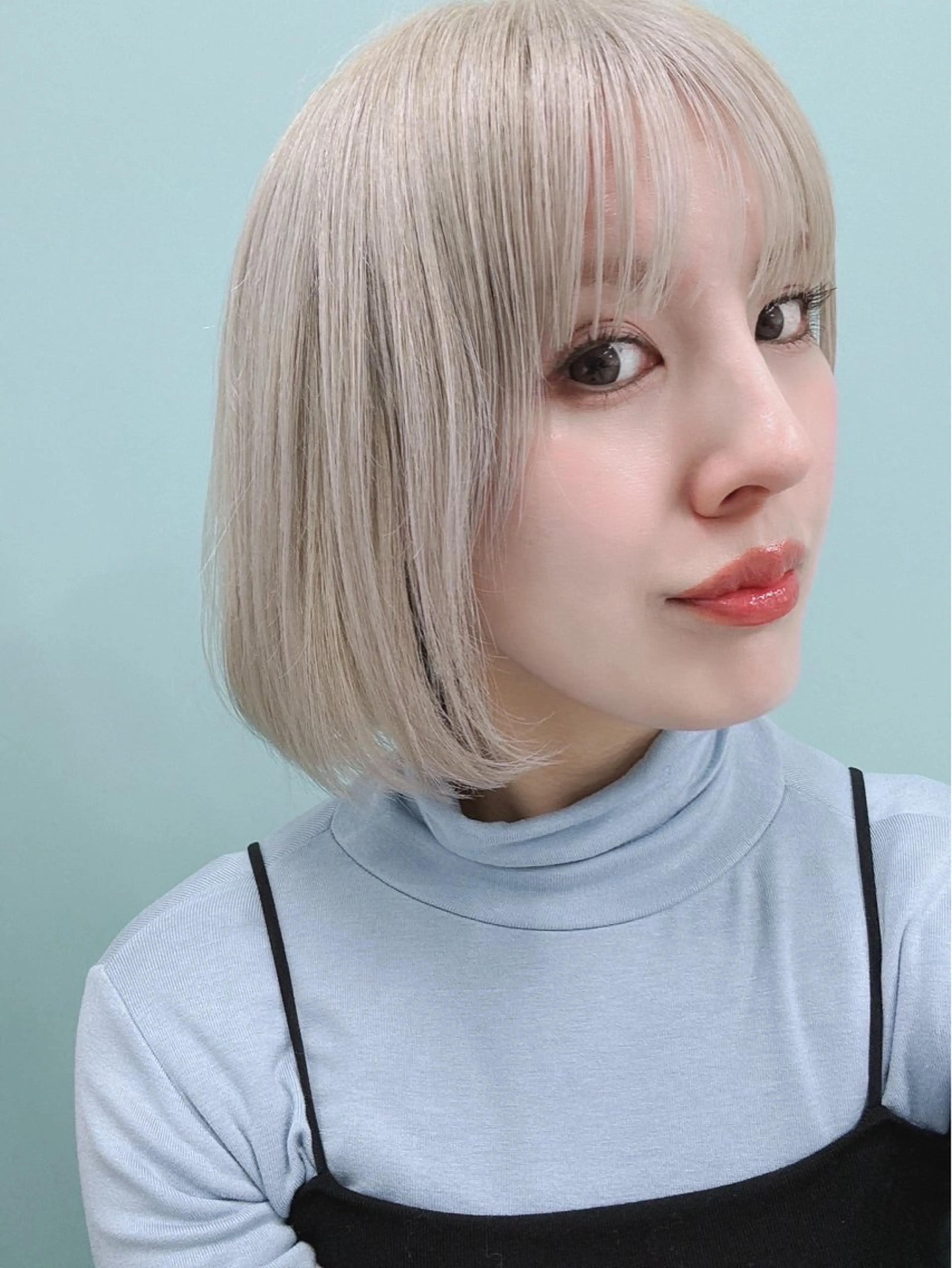 ミディアム カラー メンズ キッズ ブロンド ホワイトブロンド カット ヘアカラー トリートメント BRAIDS💎愛子 大人ハイライト💎のヘアスタイル