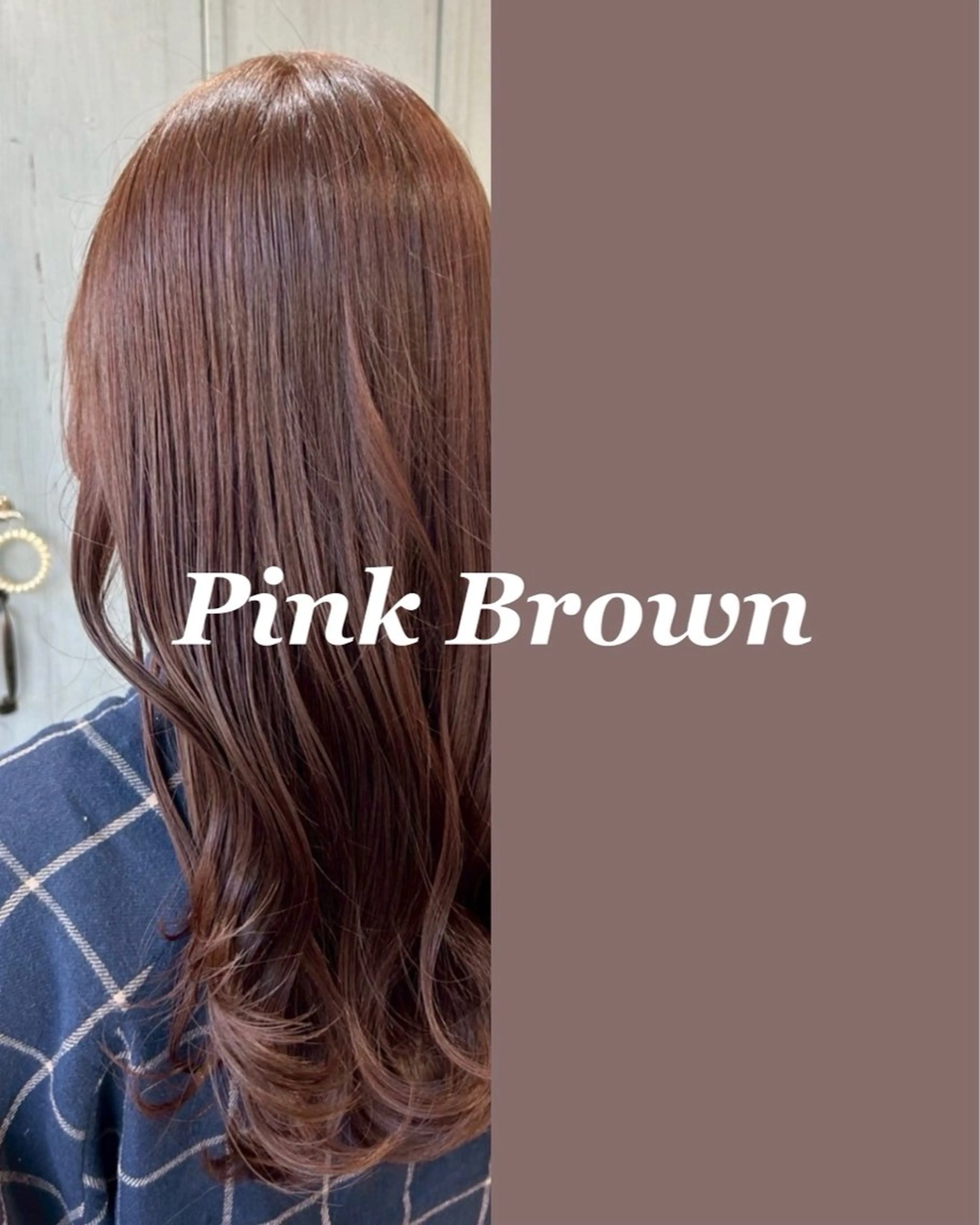 セミロング カラー カット ヘアカラー トリートメント ブラウンカラー 🫧tomoka🫧のヘアスタイル