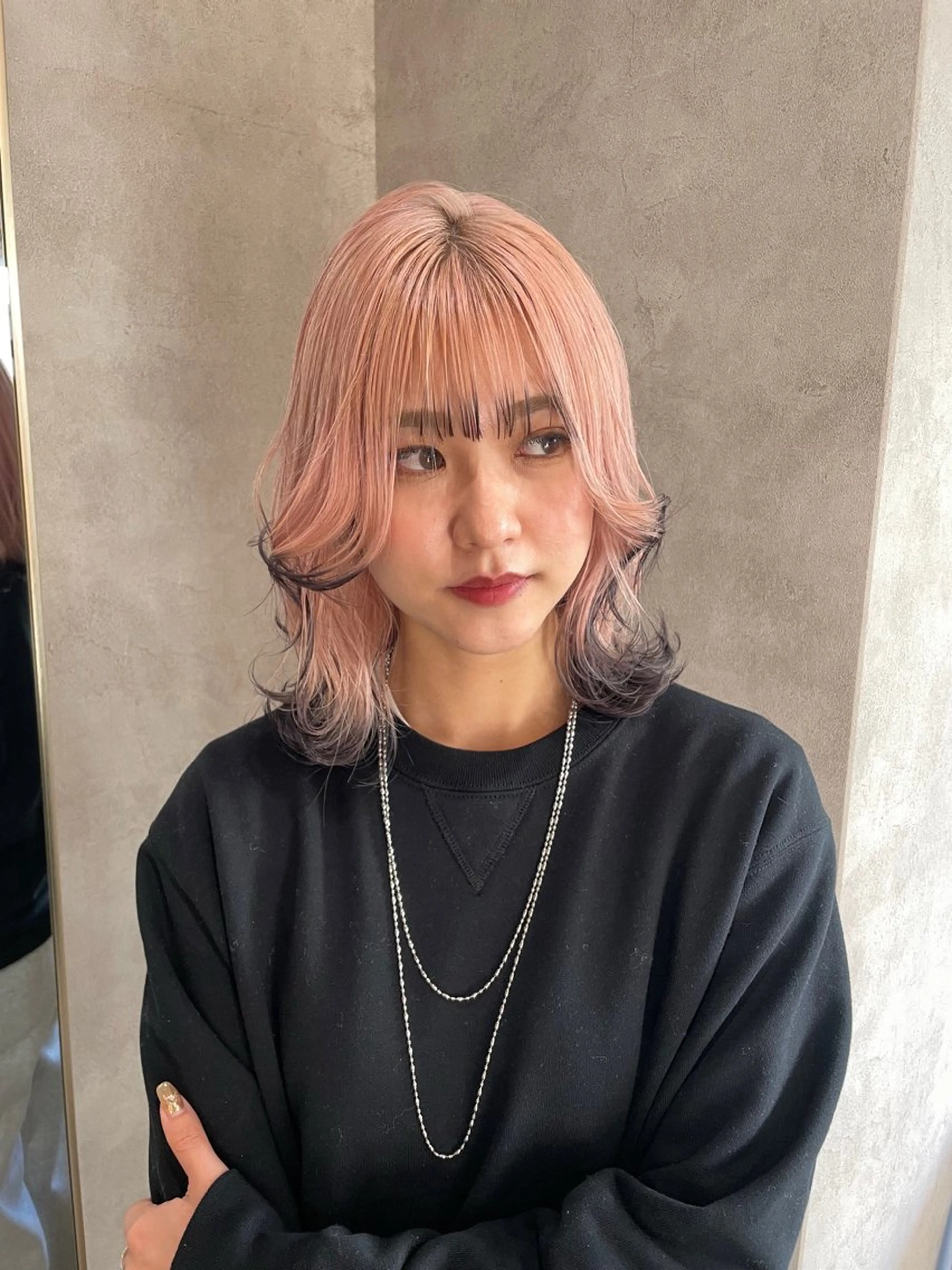 ミディアム ヘアカラー トリートメント RIENS aura / ayu ♡のヘアスタイル