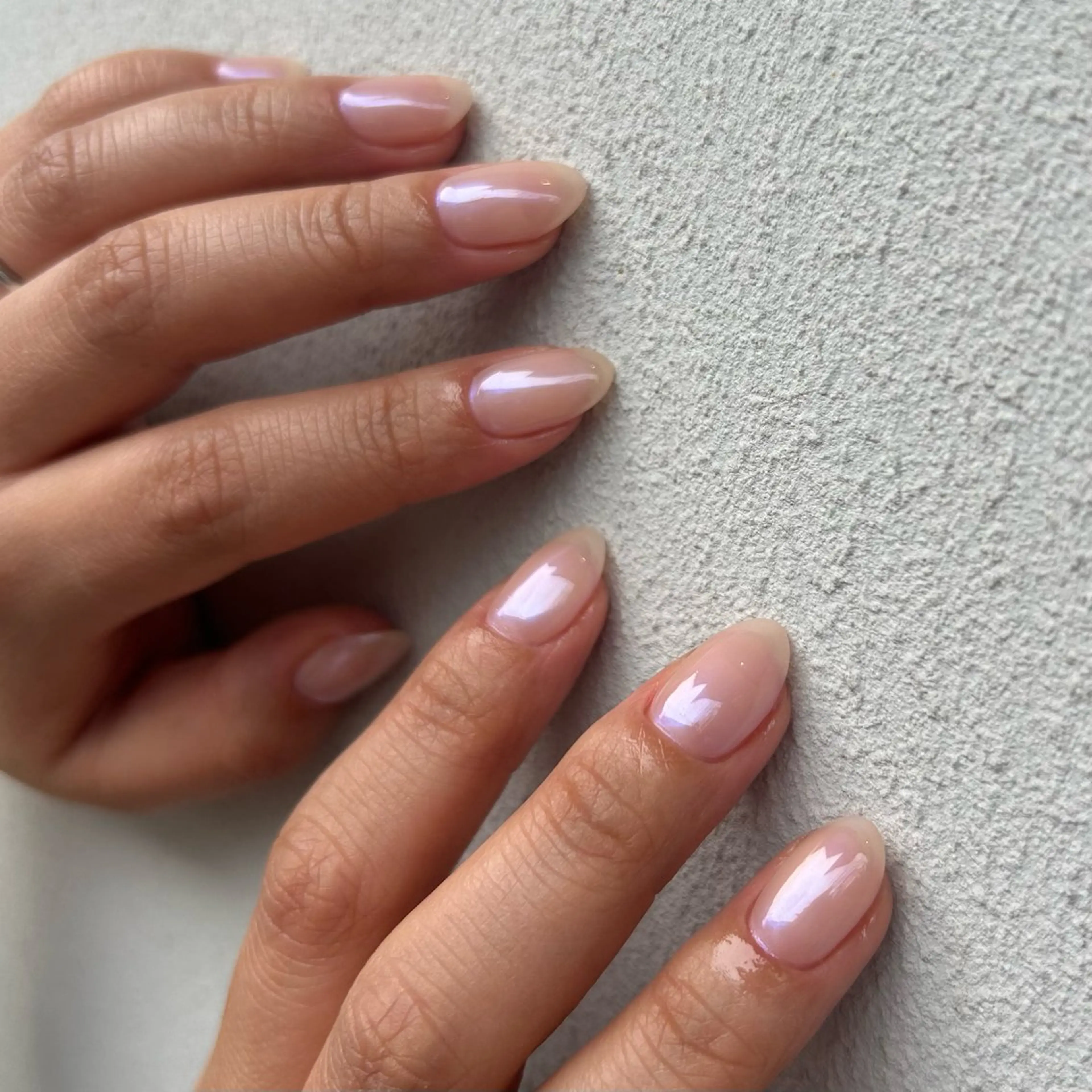 ネイル オーロラネイル ハンドネイル Yumi シンプルネイルのネイルデザイン