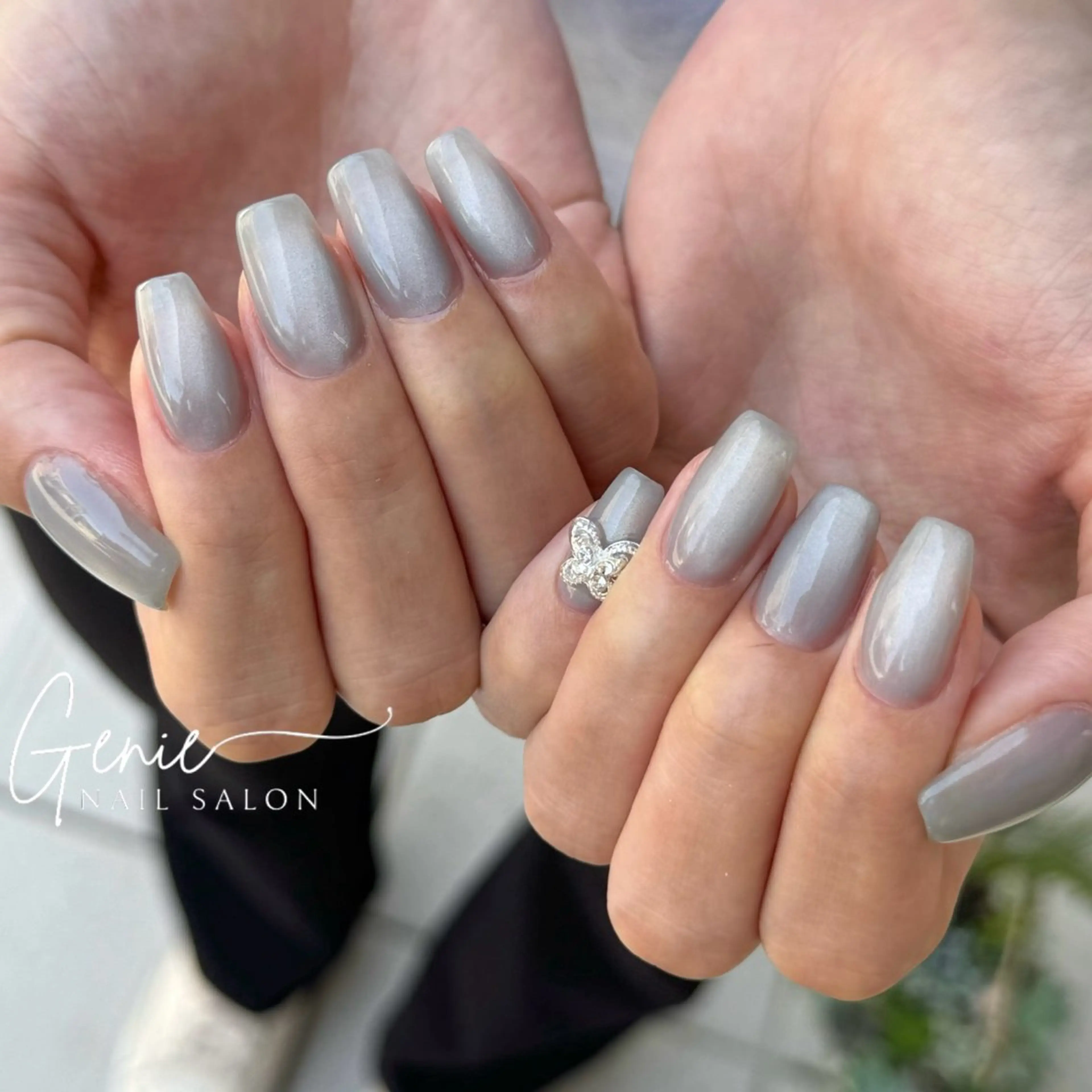 ネイル マグネットネイル ハンドネイル Nail salon Genieのネイルデザイン