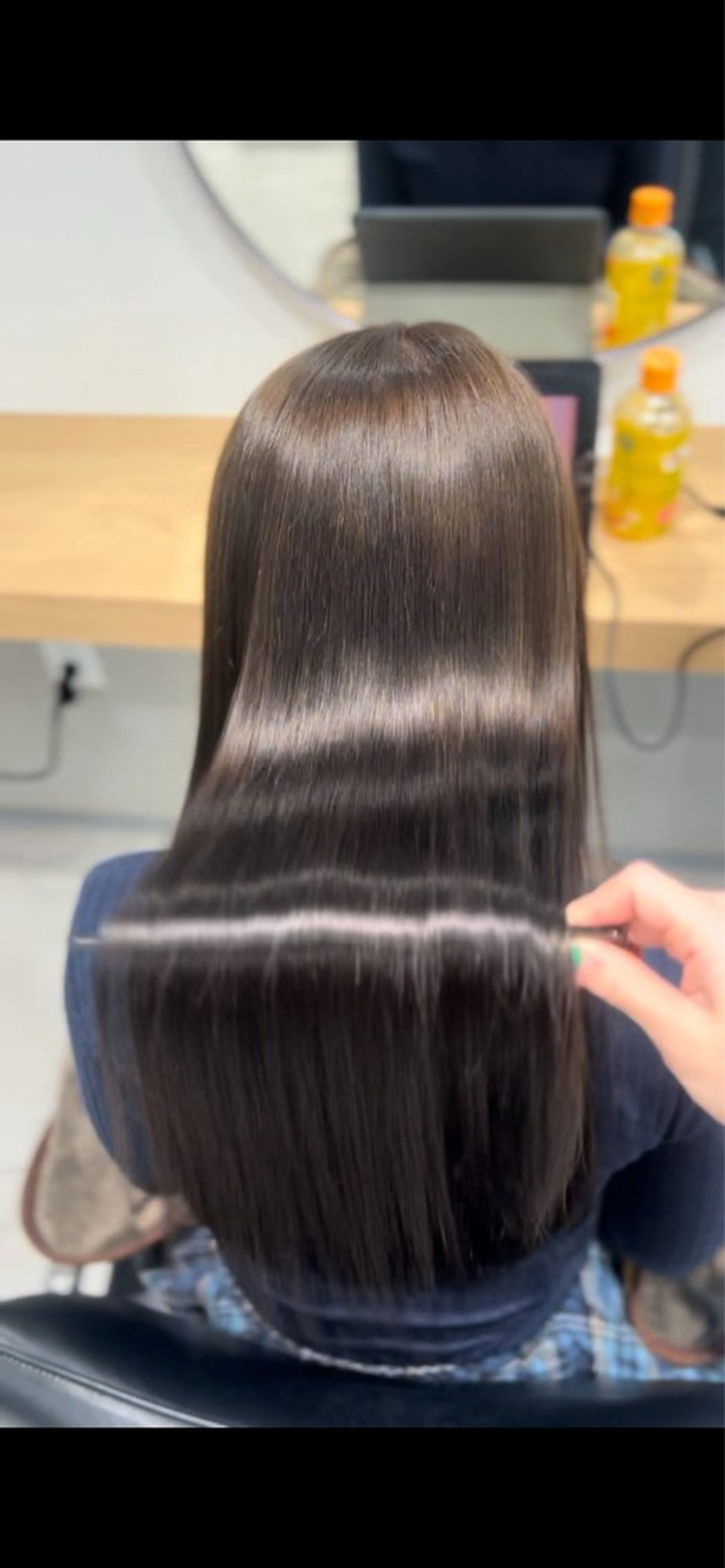 ロング カラー 福岡【髪質改善】 艶カラー/ MIHOのヘアスタイル