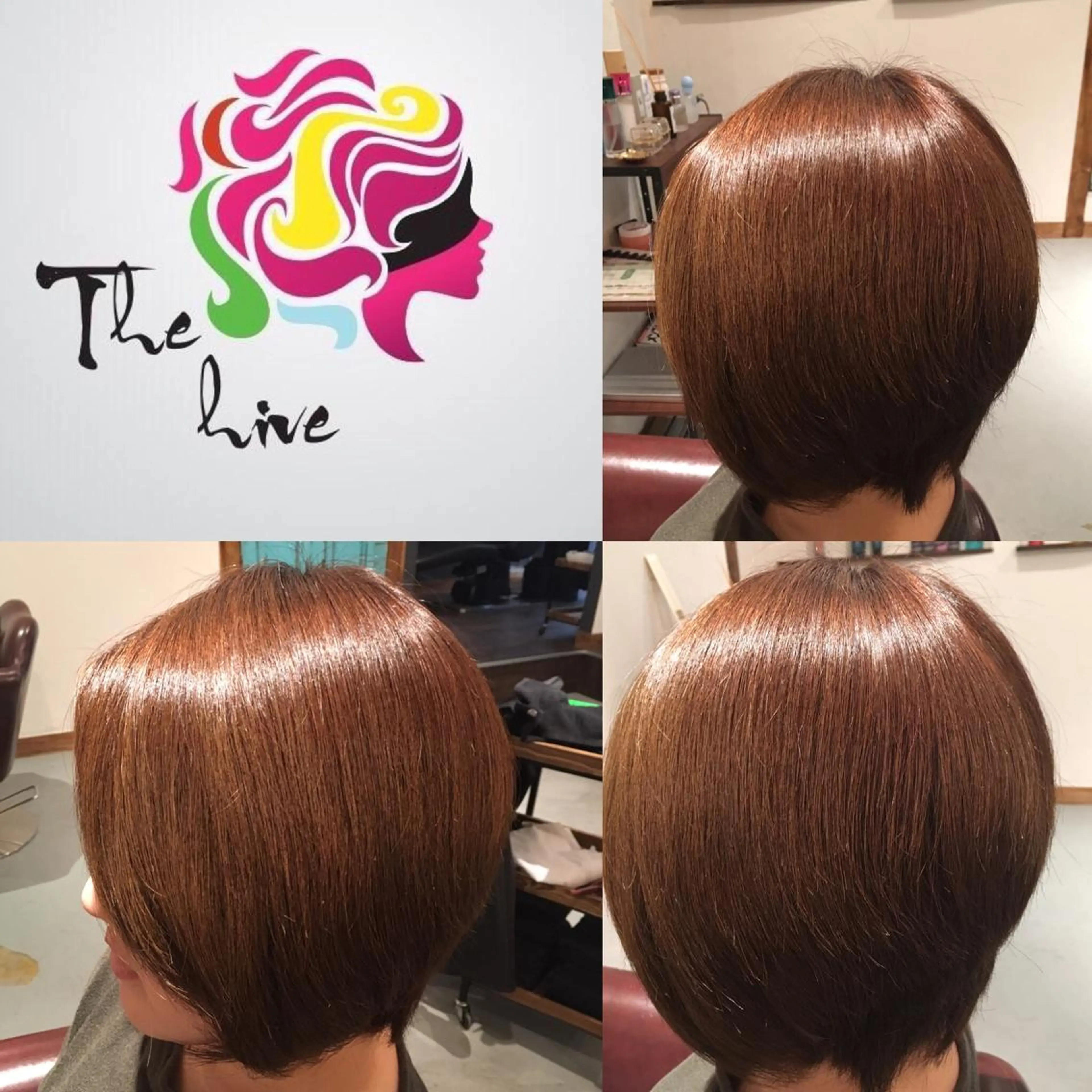ショート カラー Hair salon The  hiveのヘアスタイル