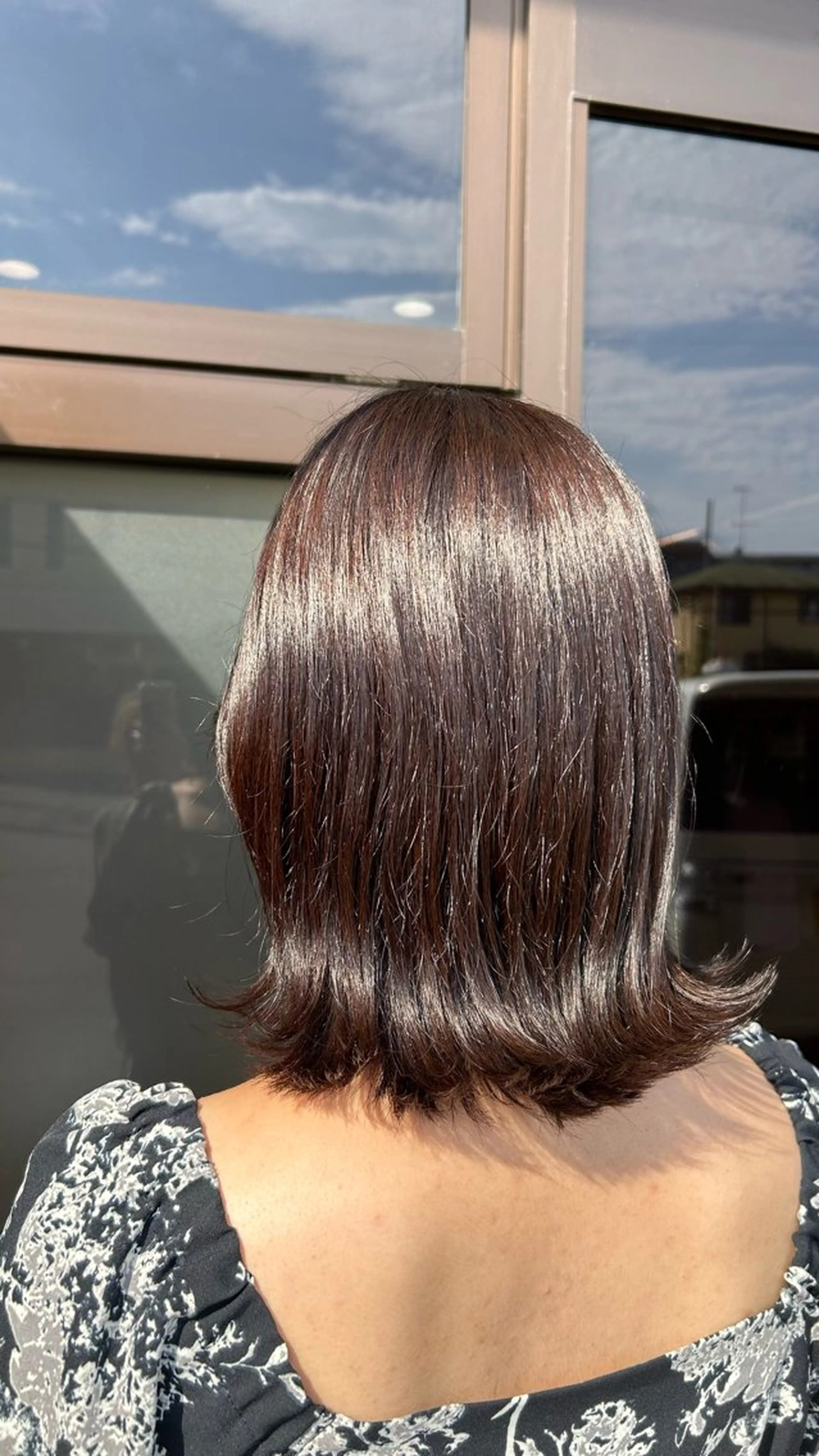 ミディアム カット ヘアカラー 🍅ハイライト/ レイヤー/mao🍅のヘアスタイル