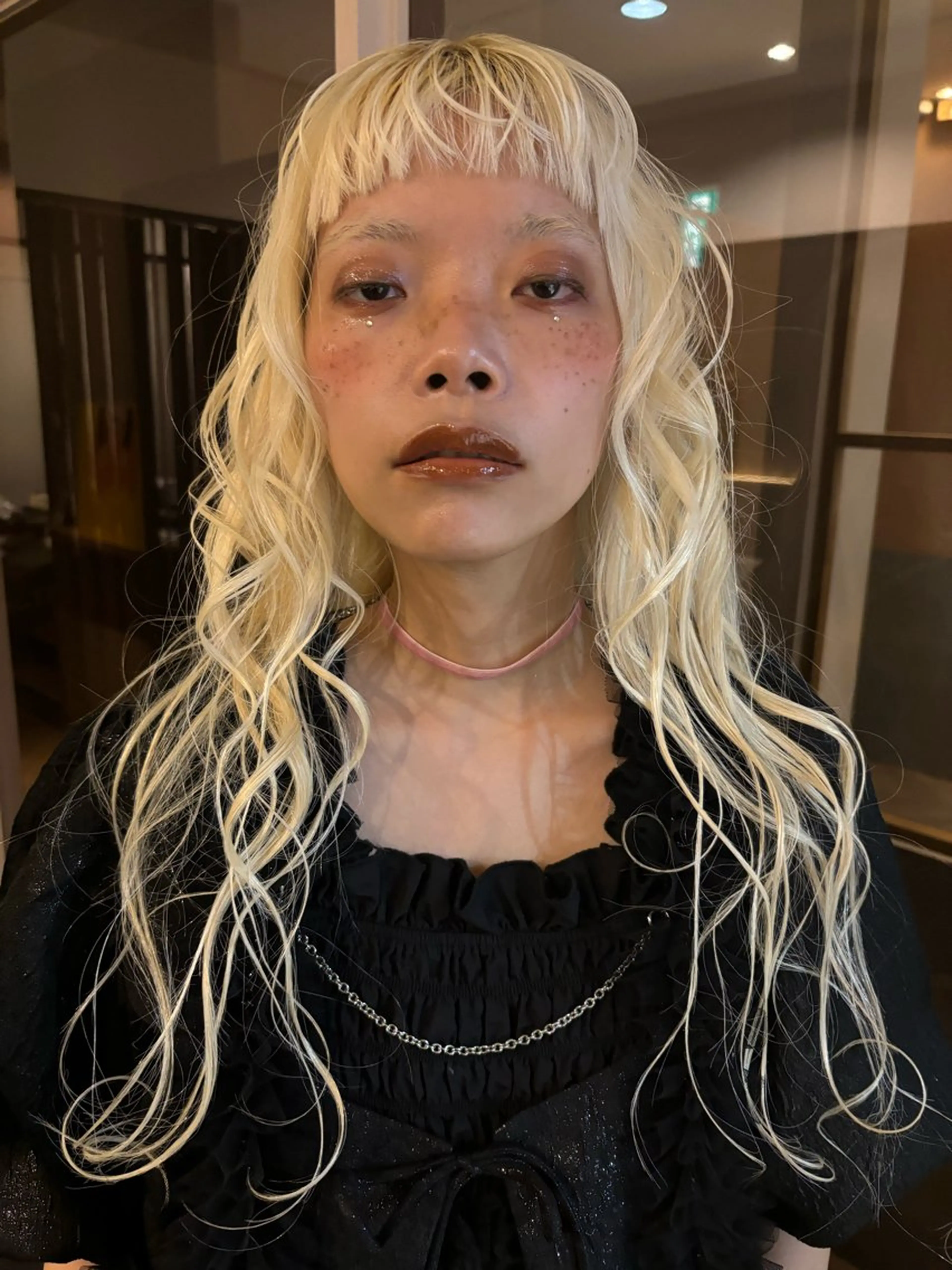 カラー ヘアカラー トリートメント Wカラー/レイヤー /ボブ/otohaのヘアスタイル