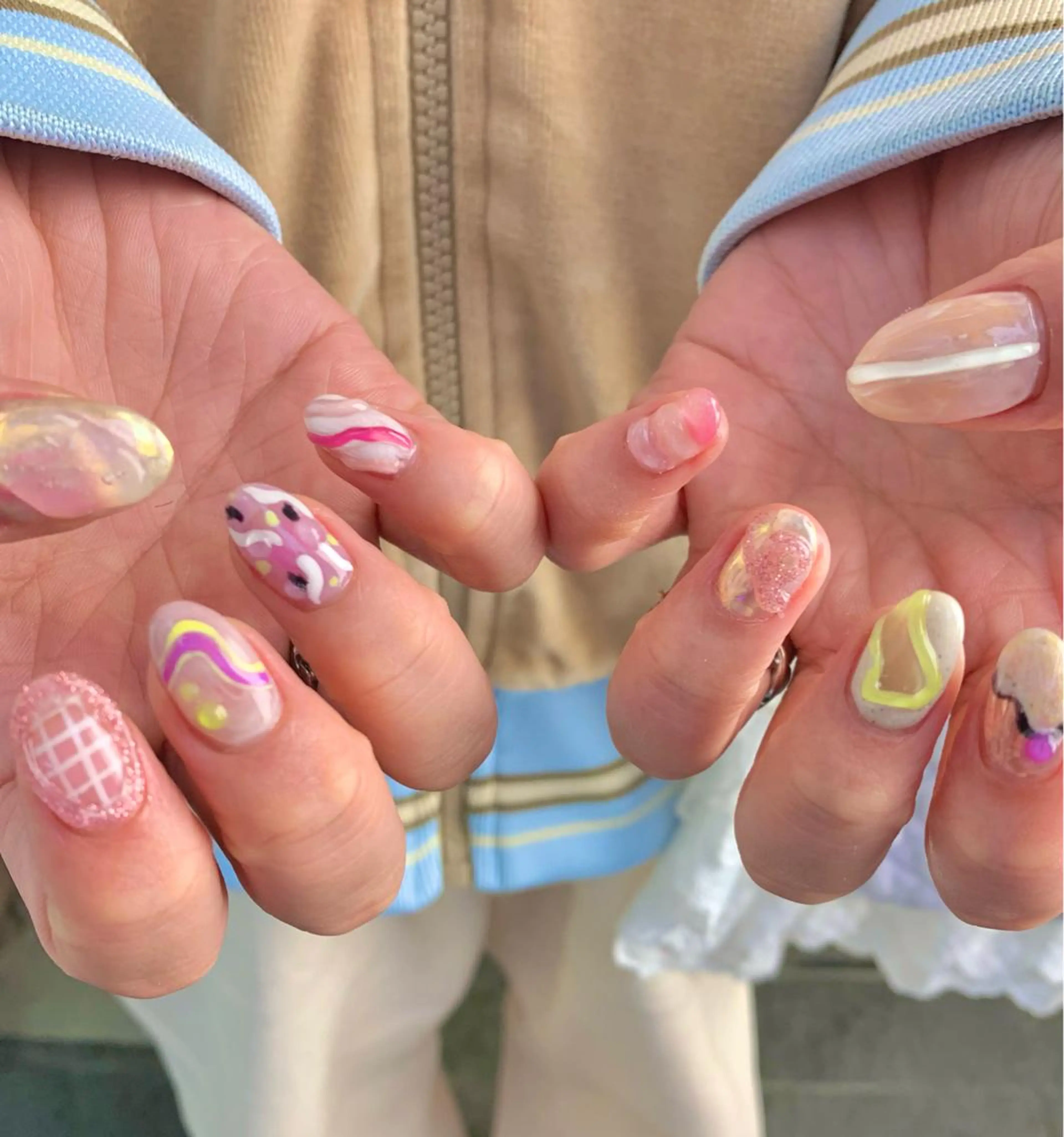 ネイル ぷっくりネイル ハンドネイル Kureha/ネイル トレンドヘアのマツエク・マツパデザイン