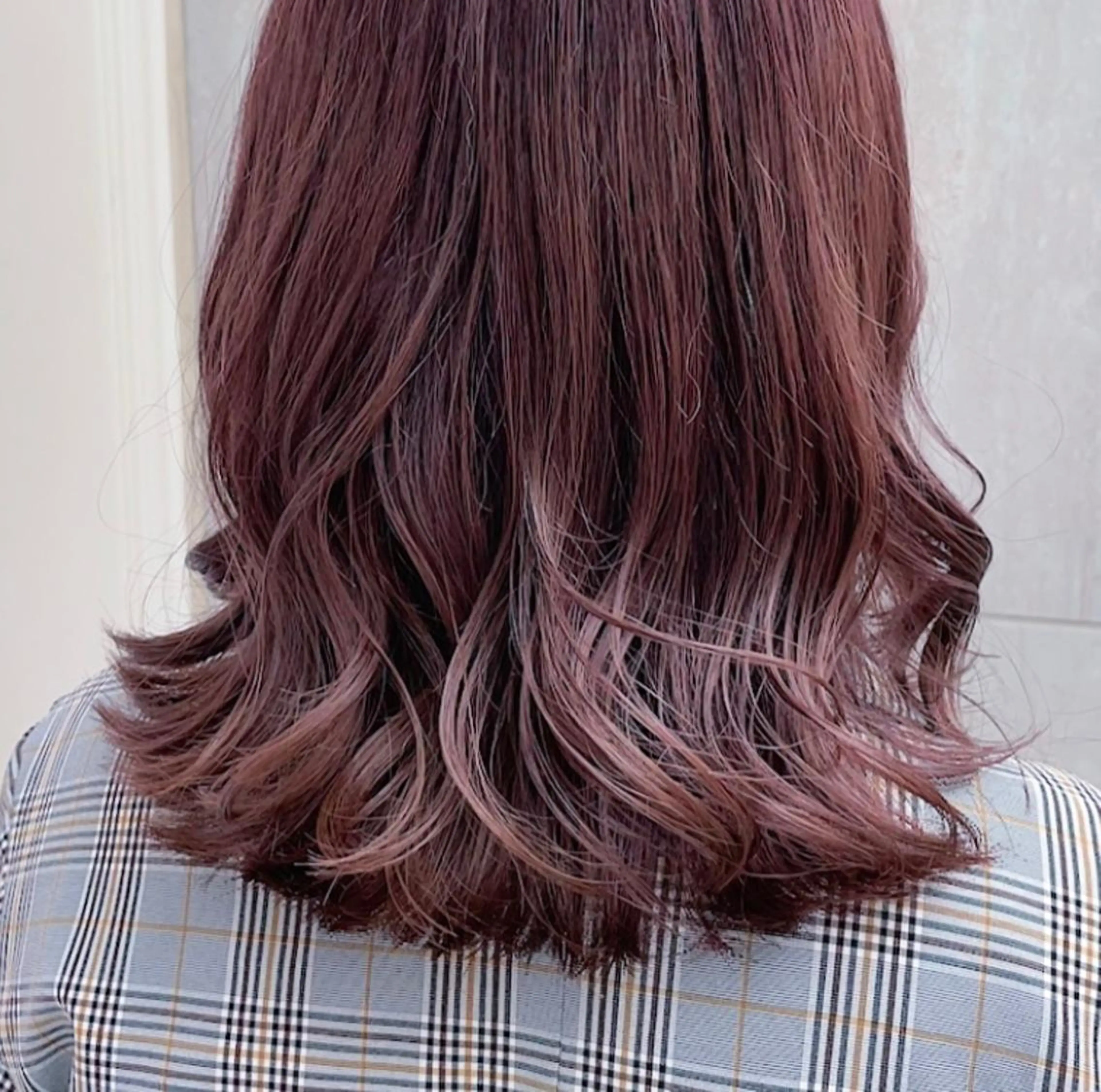 ミディアム カット ヘアカラー ヘッドスパ BiBi 武田 あやのヘアスタイル