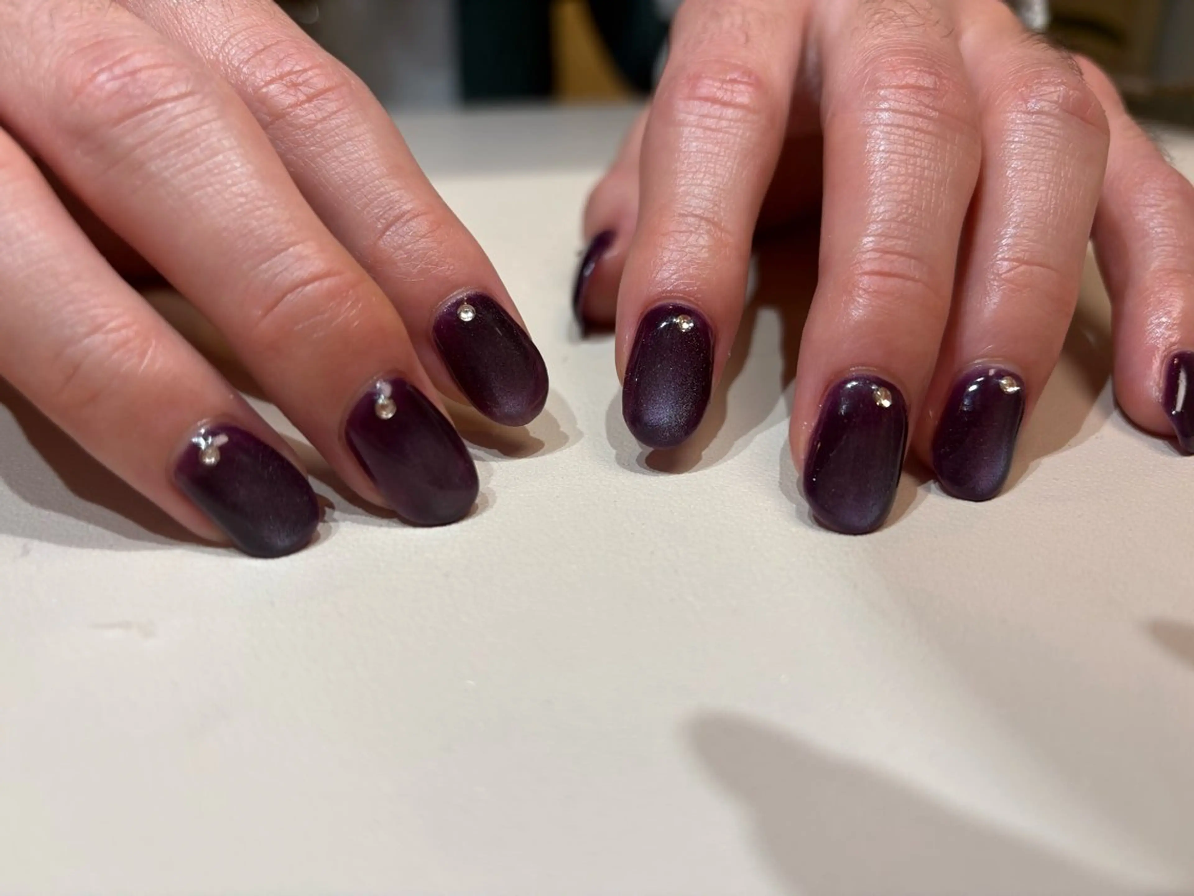 ネイル マグネットネイル ストーンネイル ハンドネイル Mizuki Bのネイルデザイン