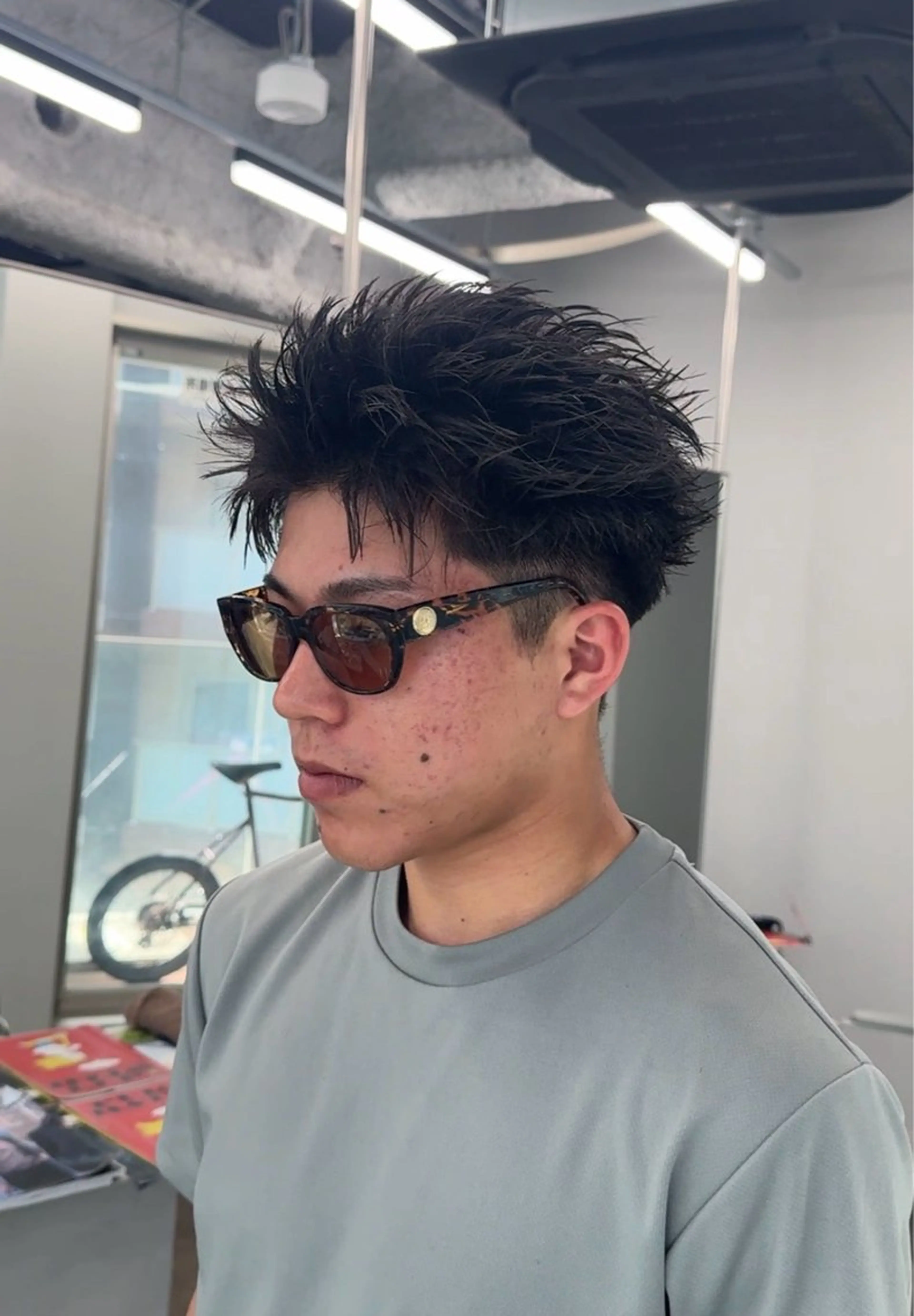 ショート メンズ カット 博多メンズパーマ特化 ベップハルキのヘアスタイル