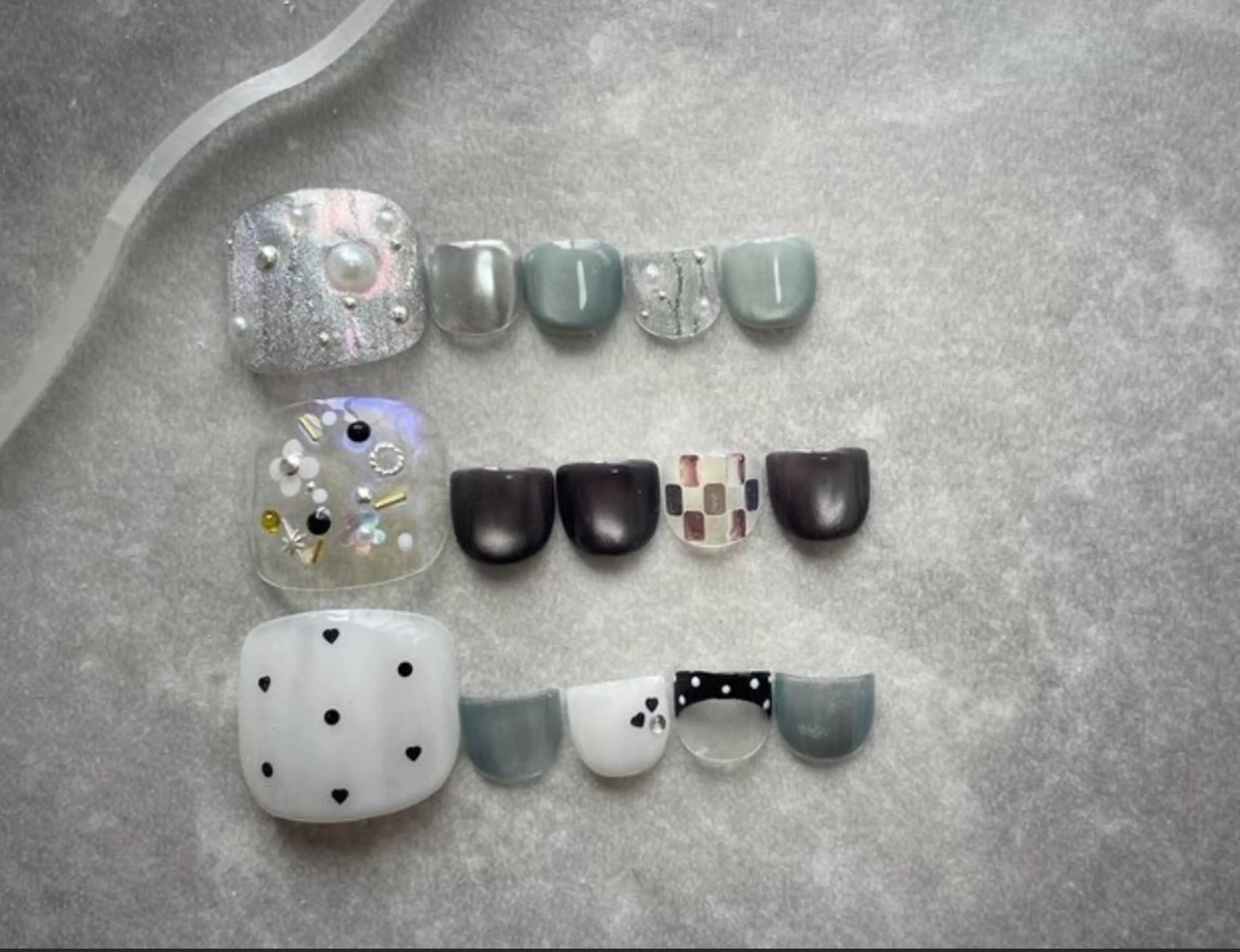 ネイル joie ange rinna上本町のネイルデザイン