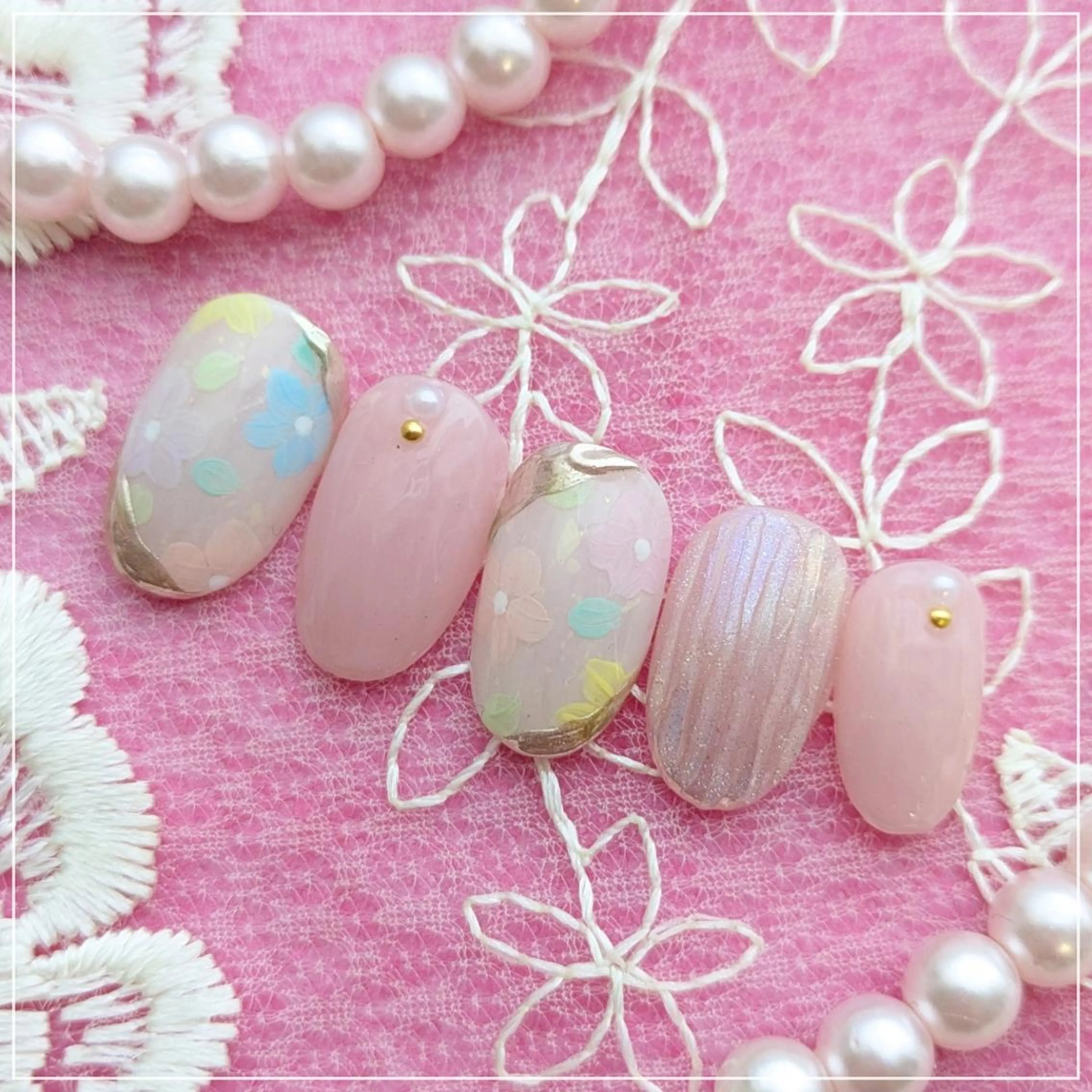 ネイル ハンドネイル 山田 麻衣のネイルデザイン