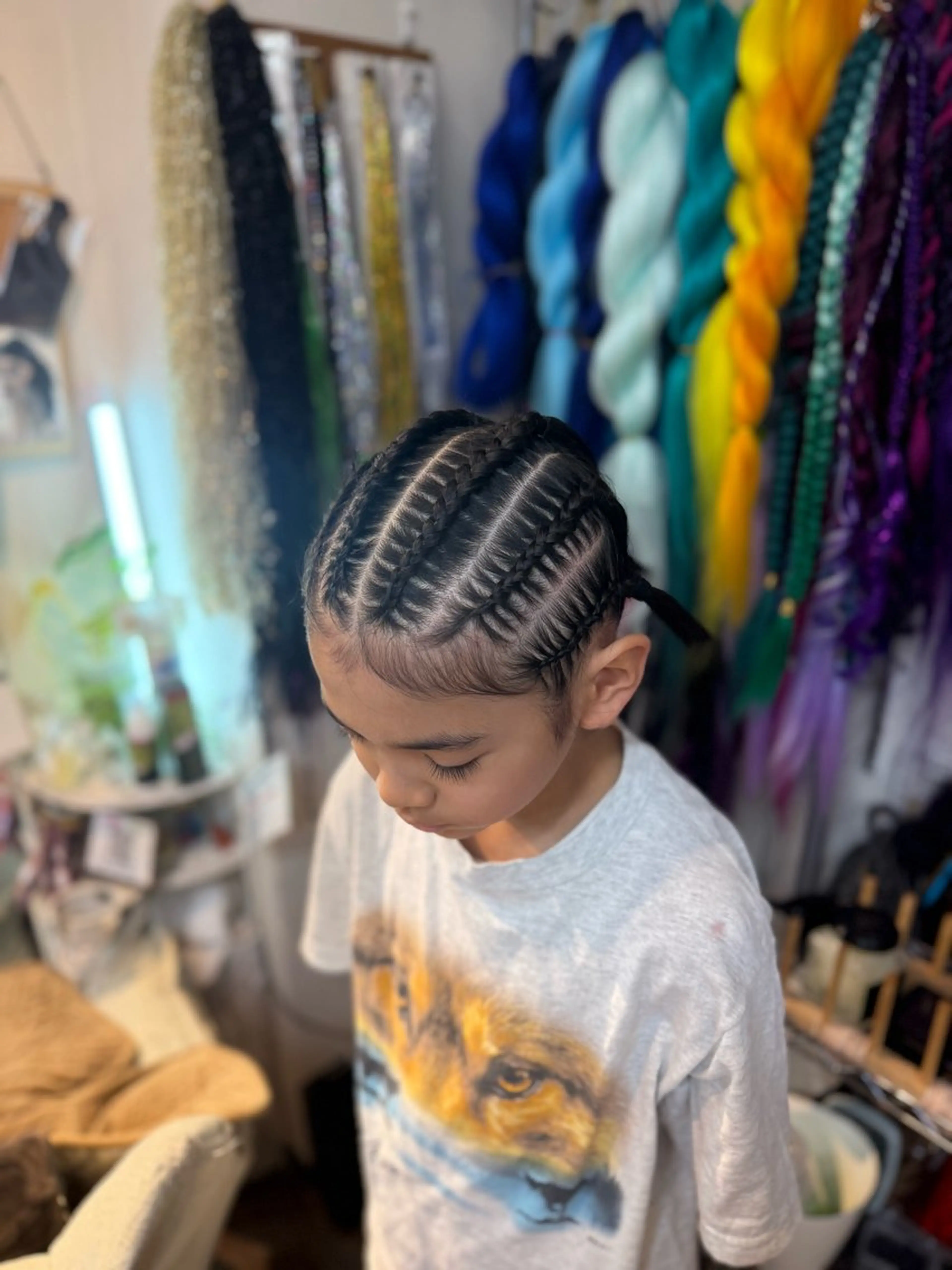 ミディアム キッズ ヘアセット scamp⭐️ さくらのヘアスタイル