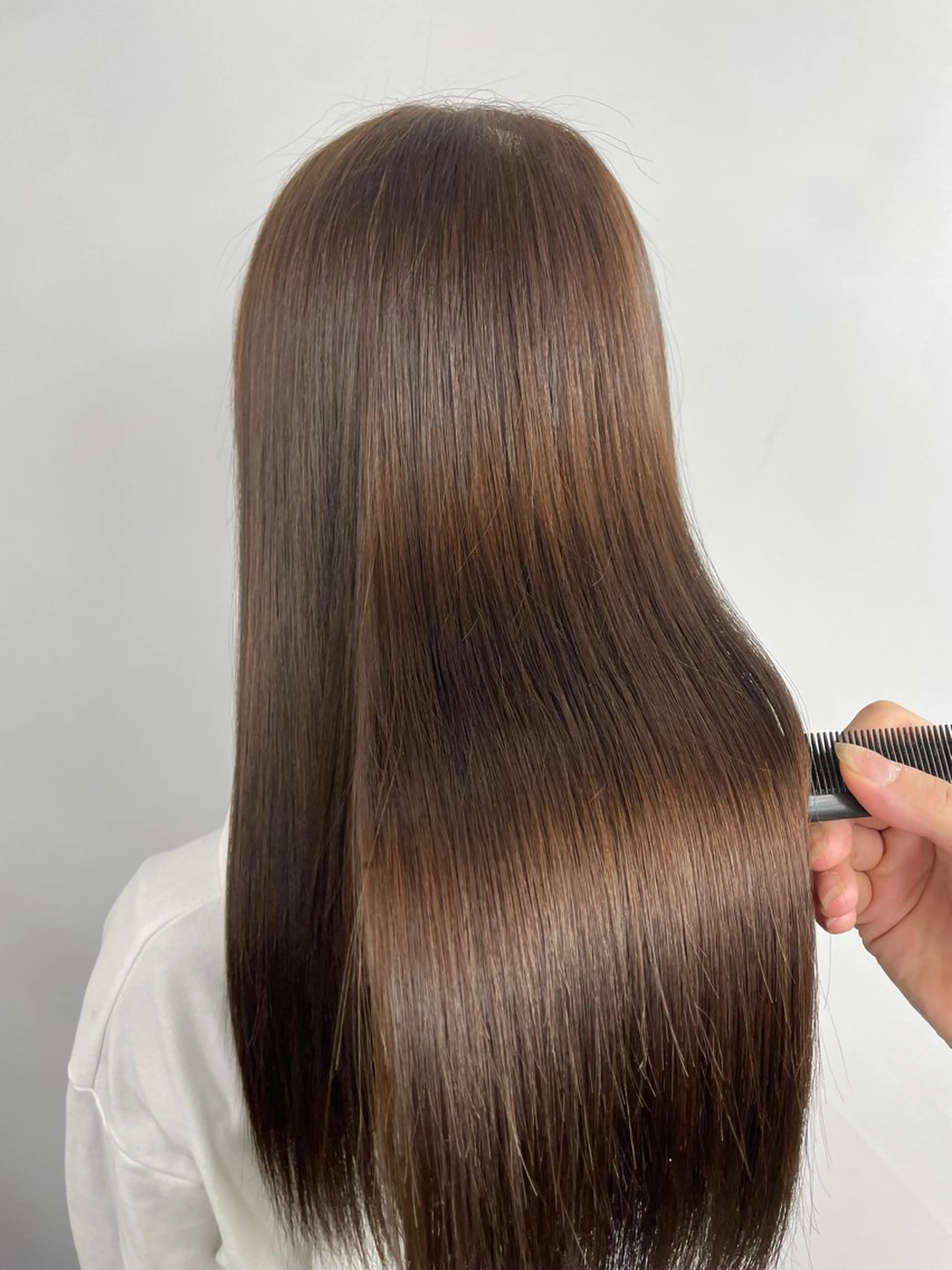 ロング トリートメント 𝙃𝘼𝙍𝙐🎀 韓国×エクステのヘアスタイル