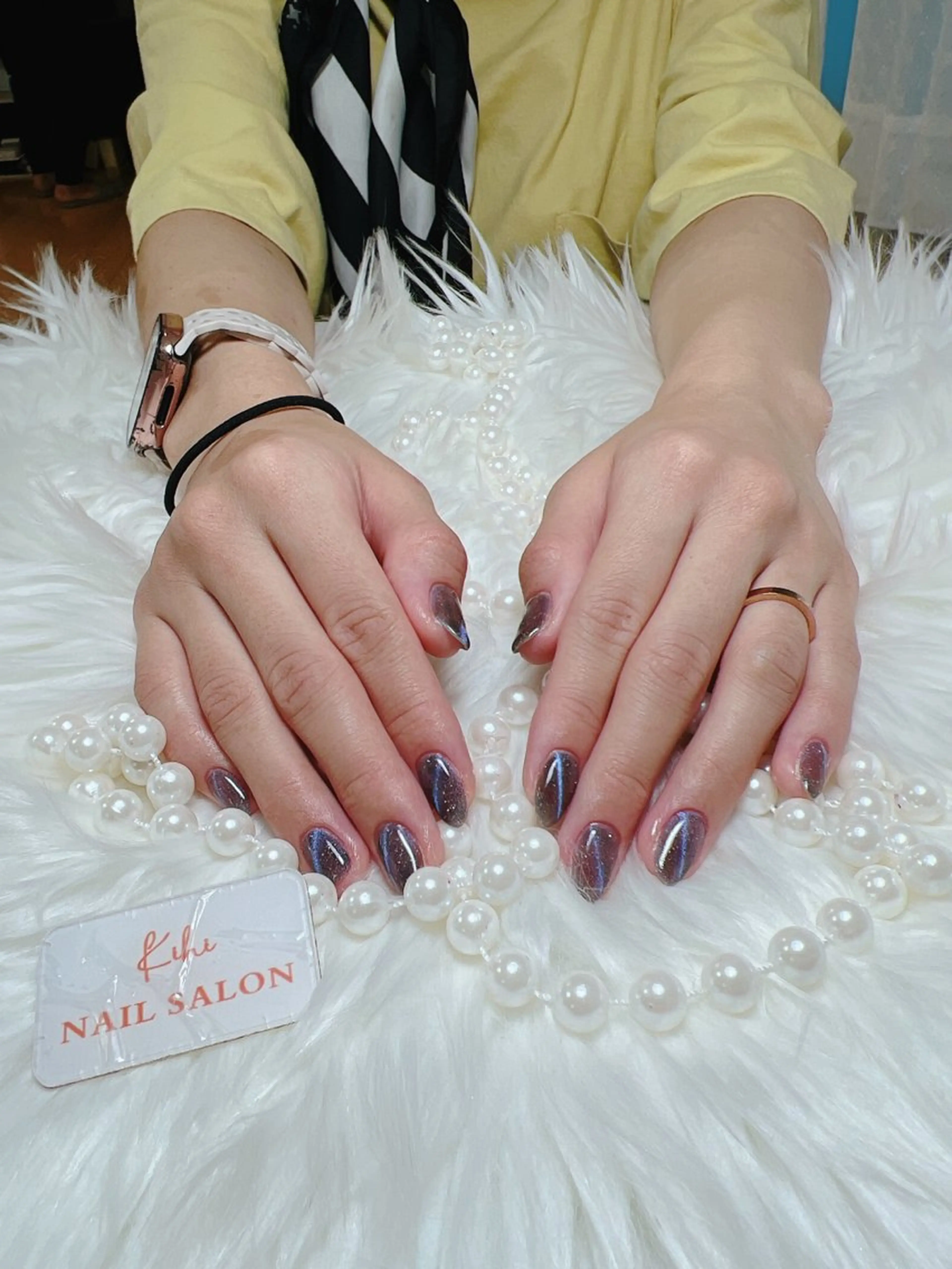 ネイル マグネットネイル 米澤 ハナユキのネイルデザイン