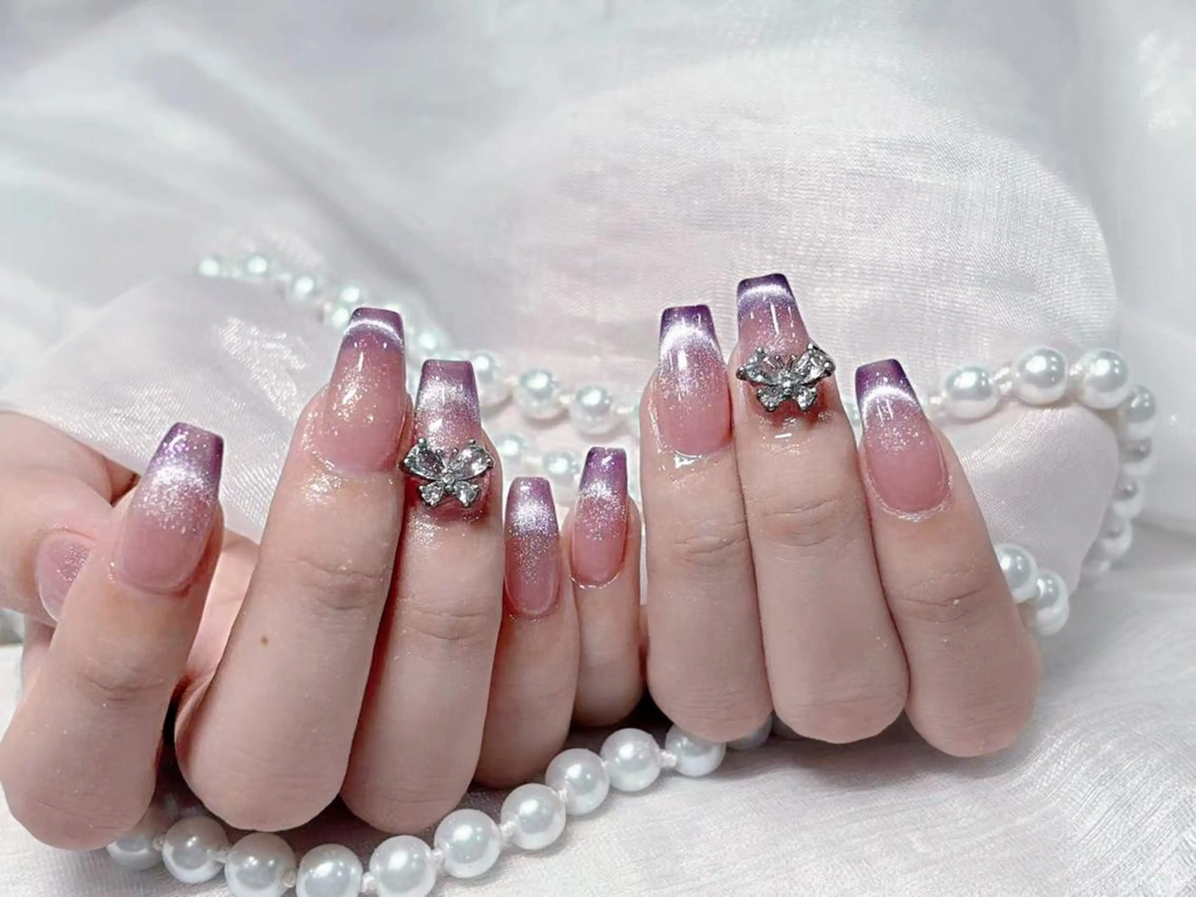 ☆Jr.ネイリストワンホンマグネットフレンチコース3480円の写真