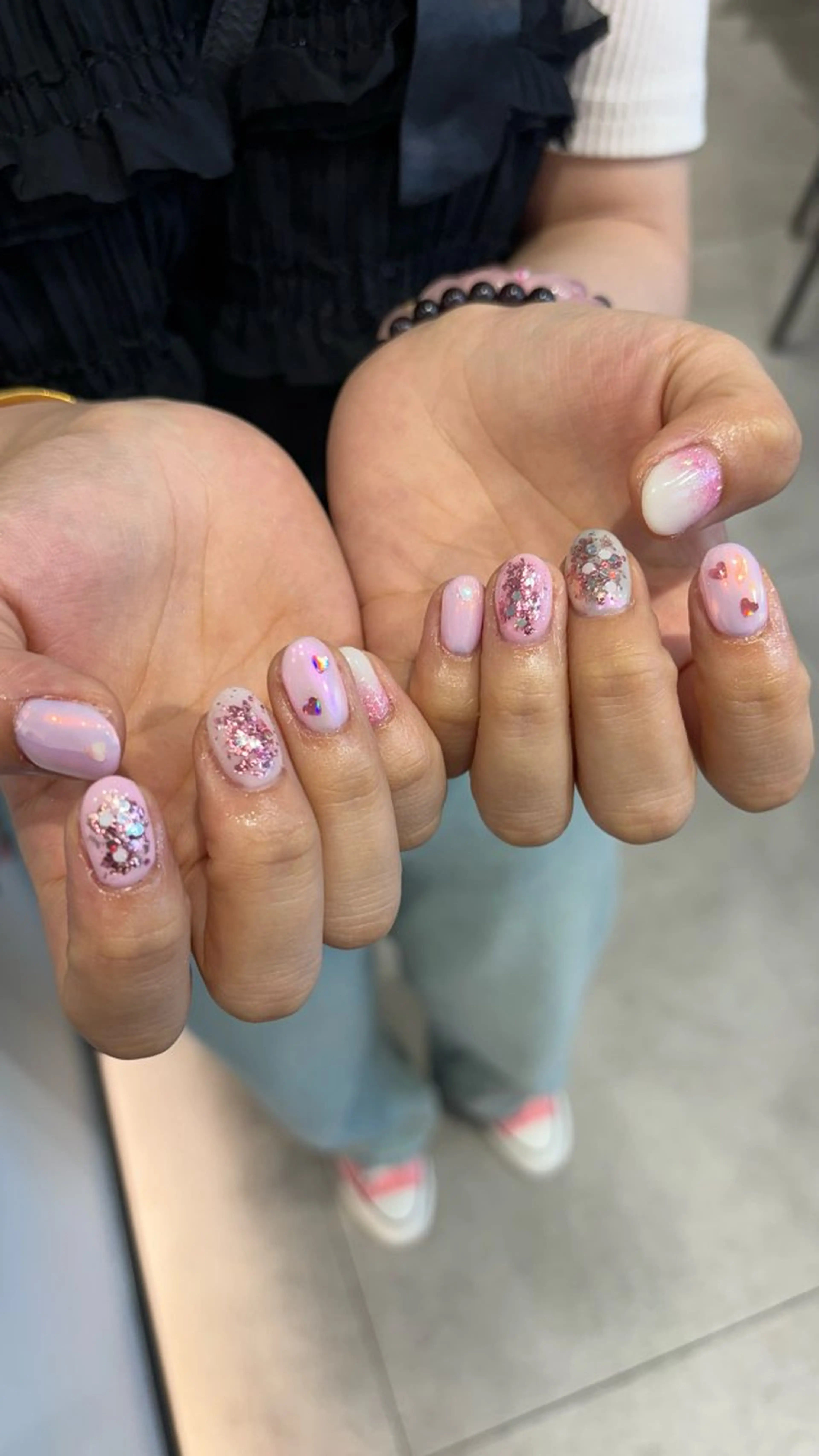 ネイル ハンドネイル ハイトーン/レイヤー nail 百咲💌のヘアスタイル