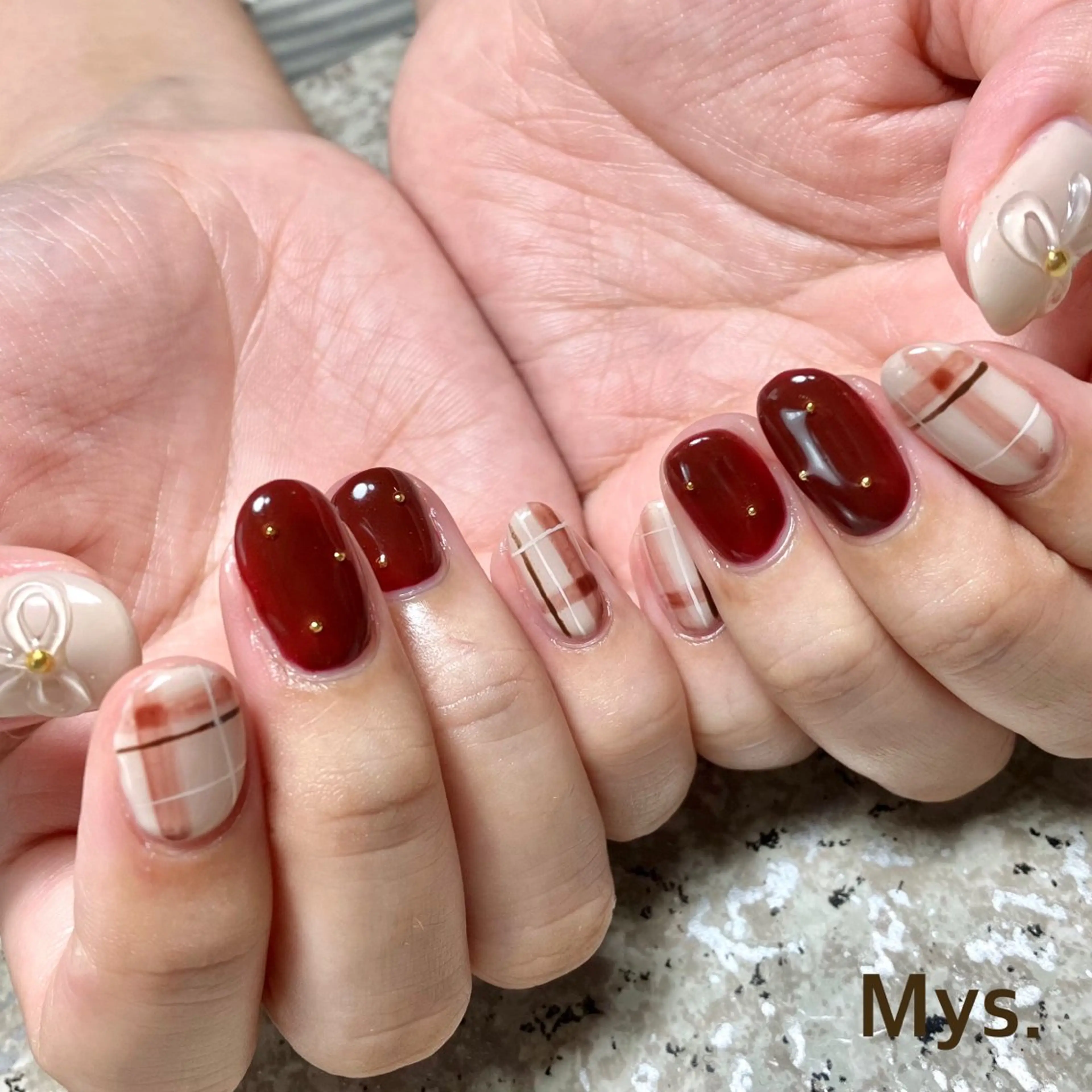 ネイル ハンドネイル Mys. 三上紗紀のネイルデザイン