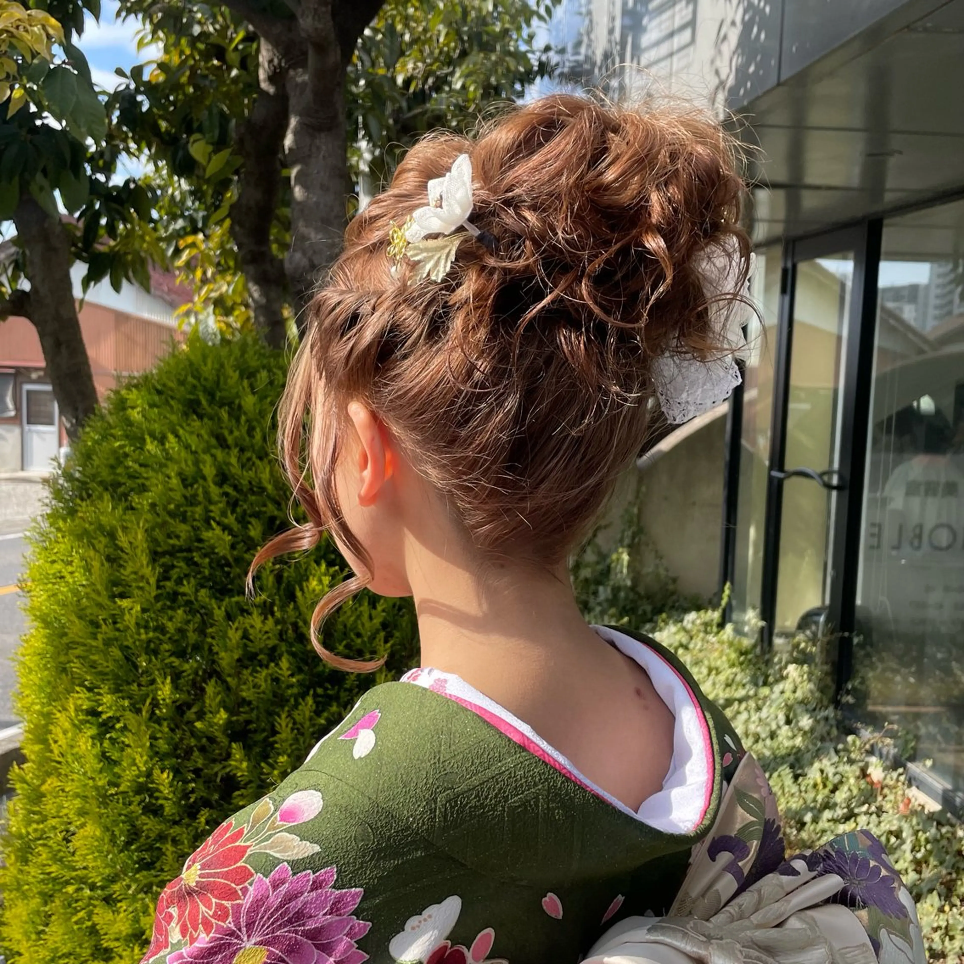 ヘアアレンジ 成人式 山田 里美のヘアスタイル