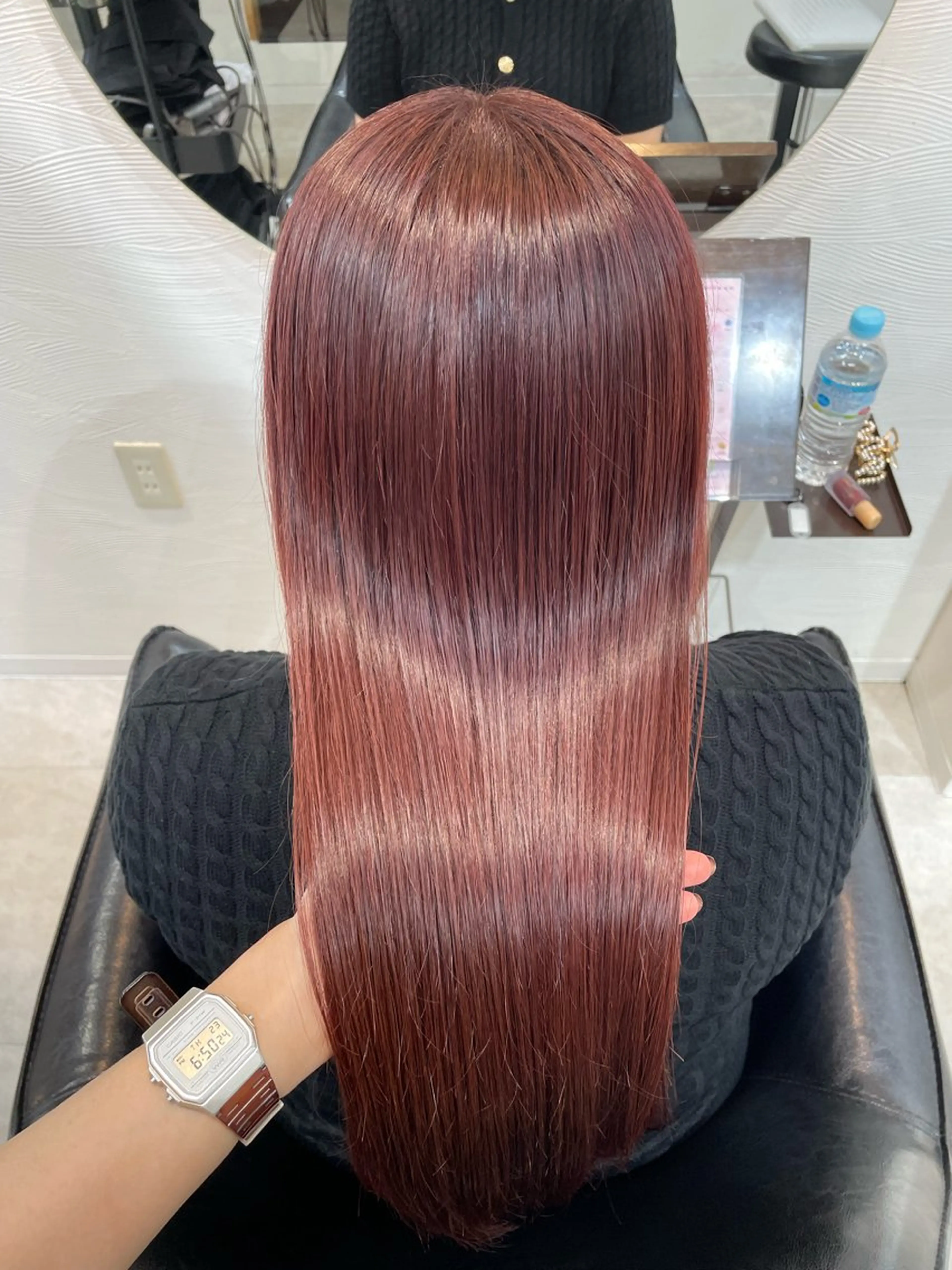 ロング カラー トリートメント 🍒透明感カラー NO.1/ララ🍒のヘアスタイル