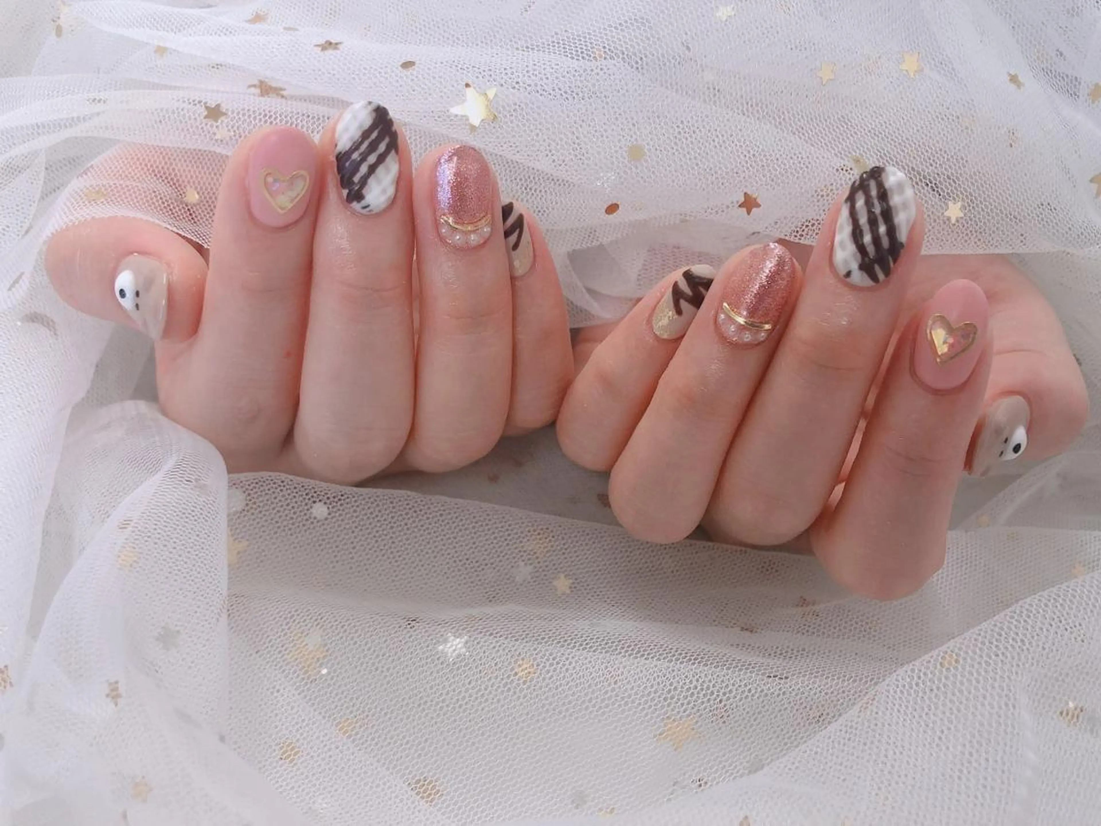 ネイル MiKi Nai池袋 長さだし得意のネイルデザイン