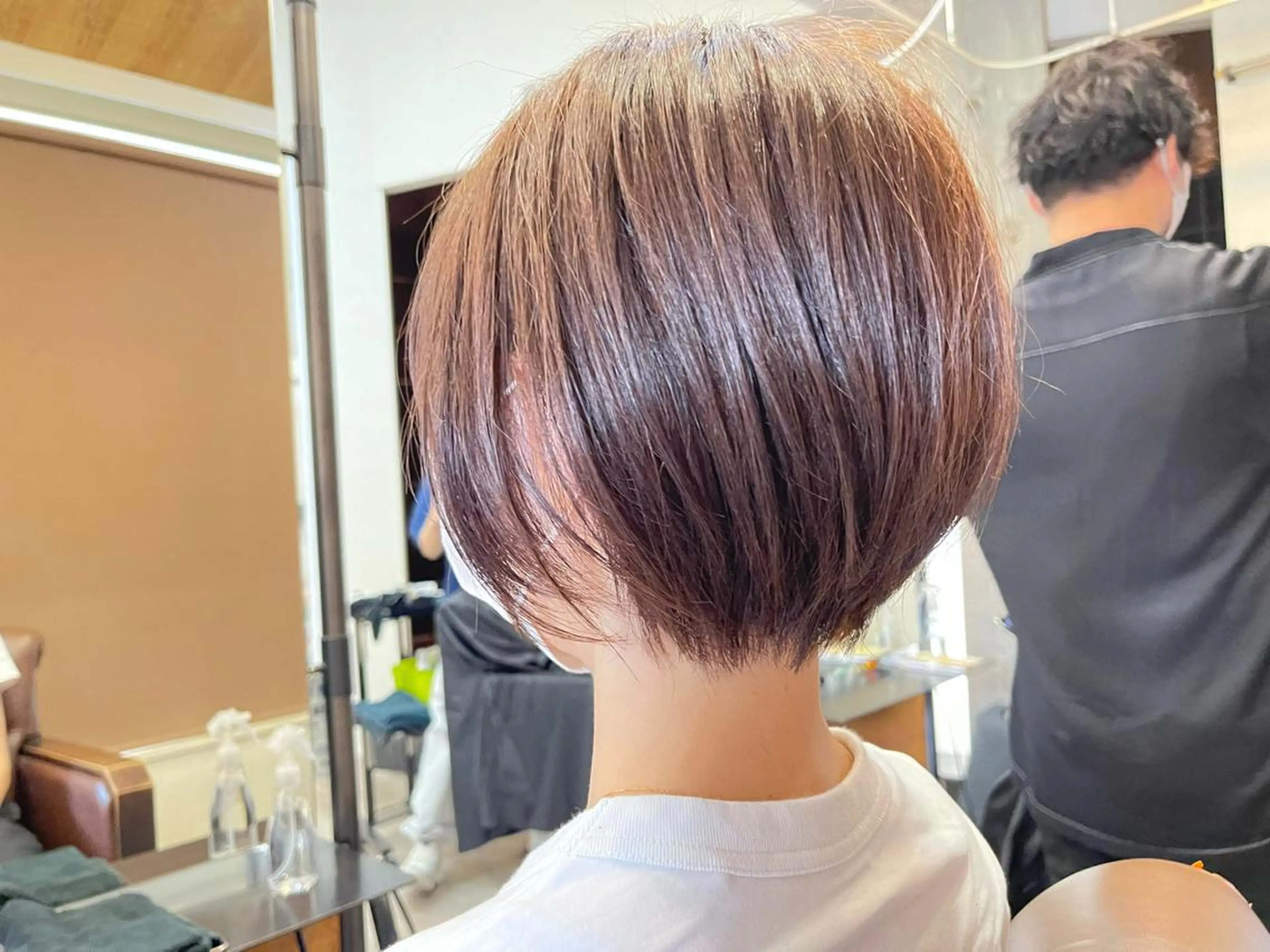 ショート カット トリートメント くせ毛カット終着点 カワサキトオル溝の口のヘアスタイル