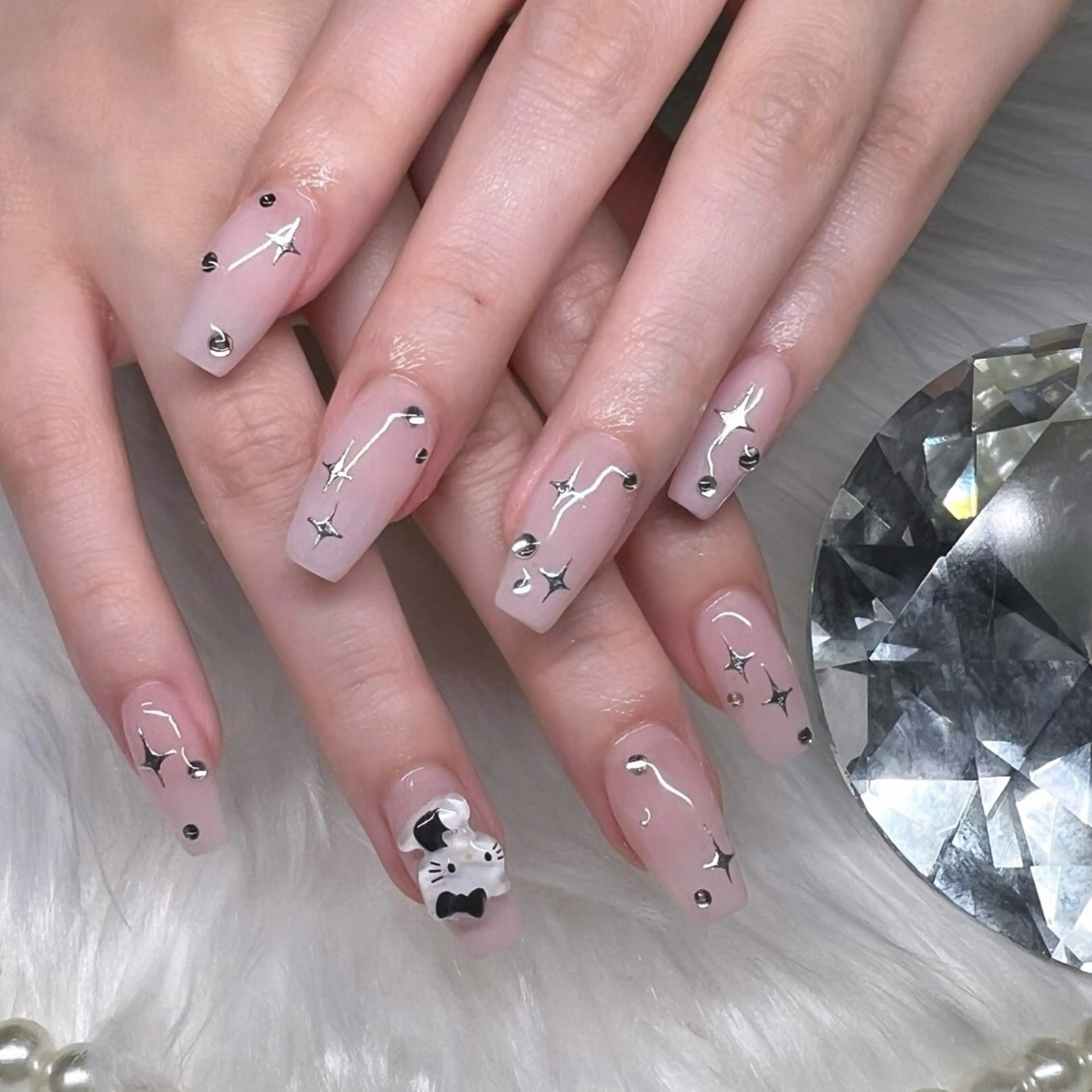 ネイル 韓国ネイル 持ち込み スカルプネイル Kobayashi Komugiのネイルデザイン