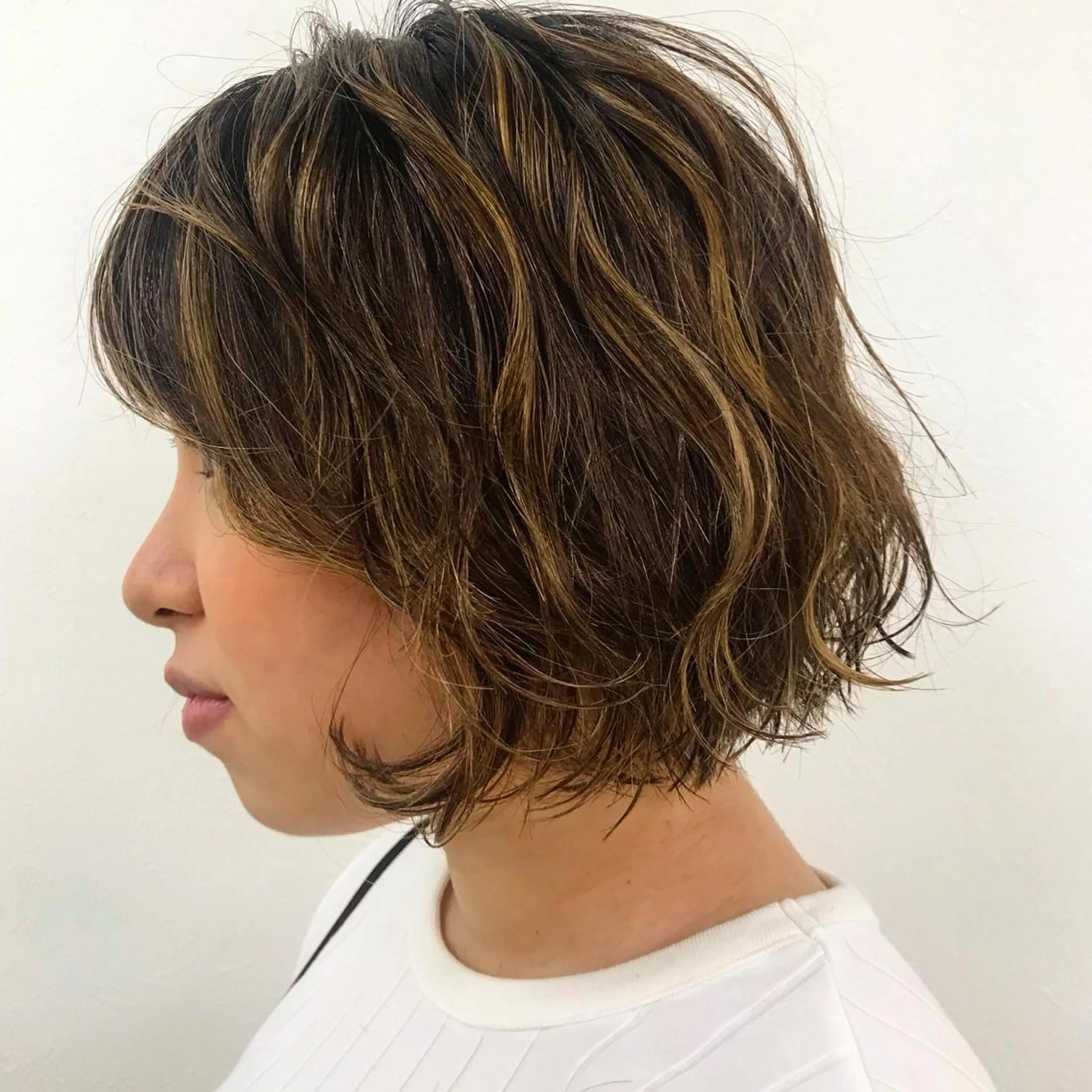 ミディアム HBLディプロマ所有 AZUSAのヘアスタイル