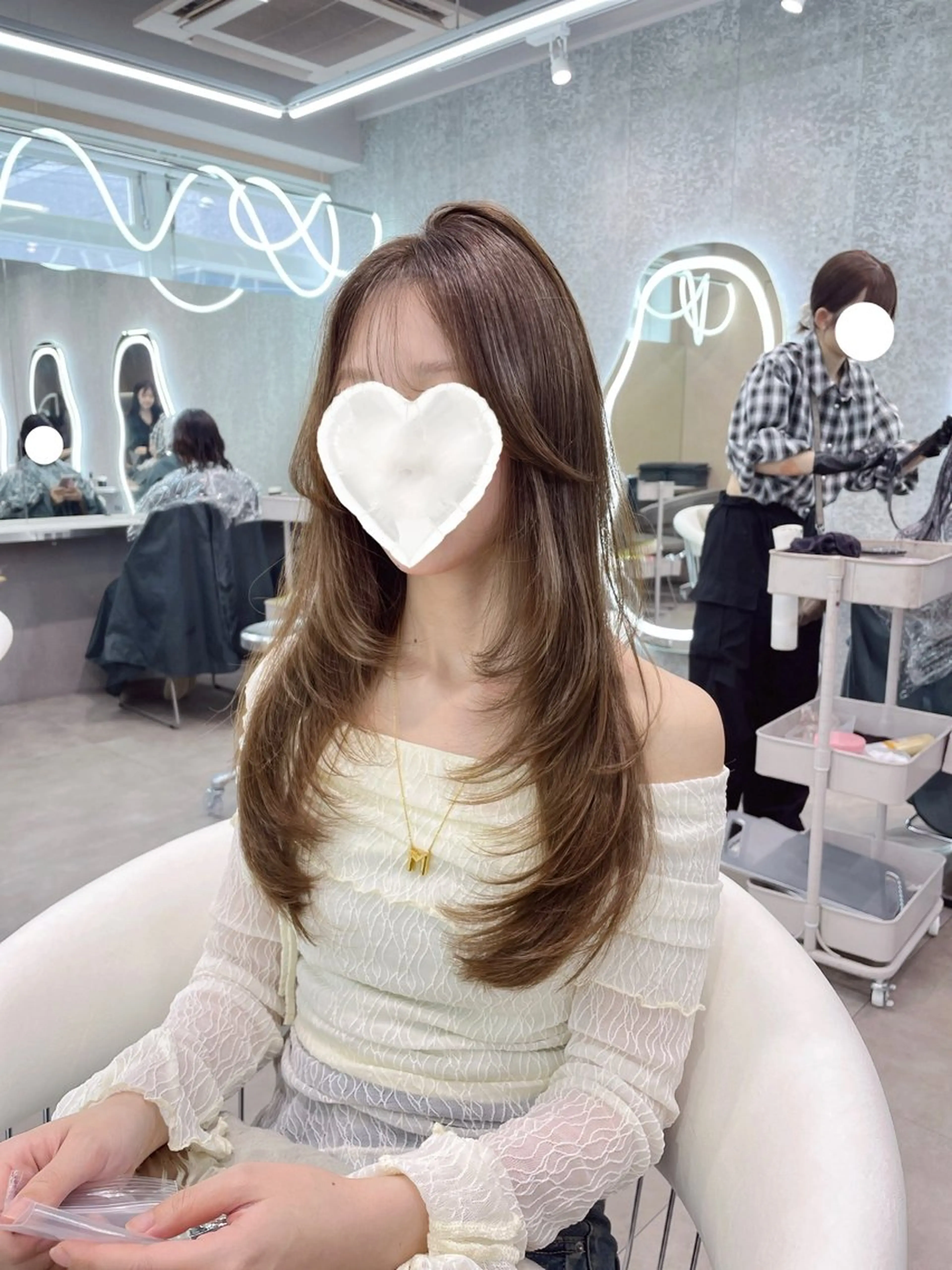 カラー 縮毛矯正ブリーチなし 🍒❤ゆうきのヘアスタイル