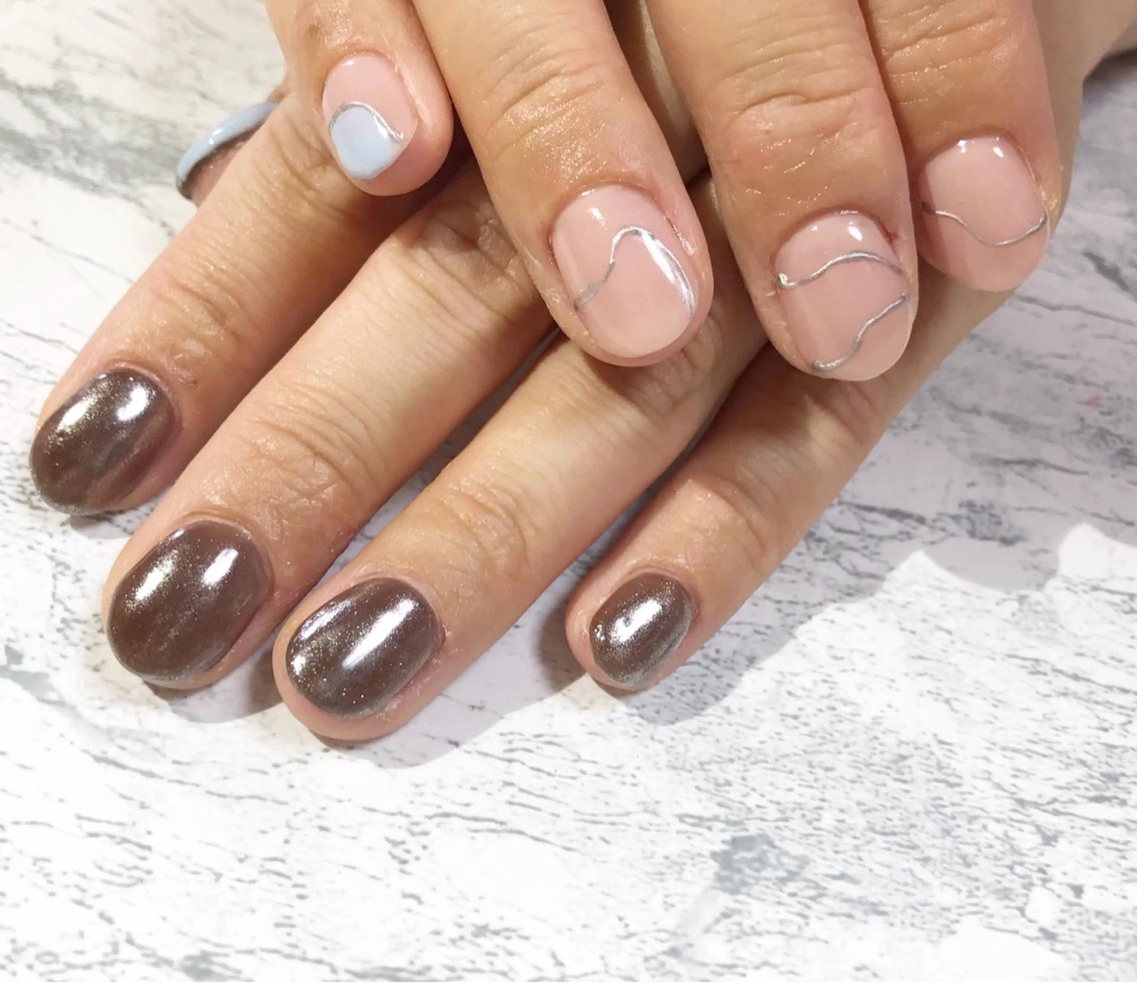 ネイル フットネイル ニュアンスネイル シンプルネイル 春ネイル 夏ネイル nail fufla ♡yamane♡のネイルデザイン