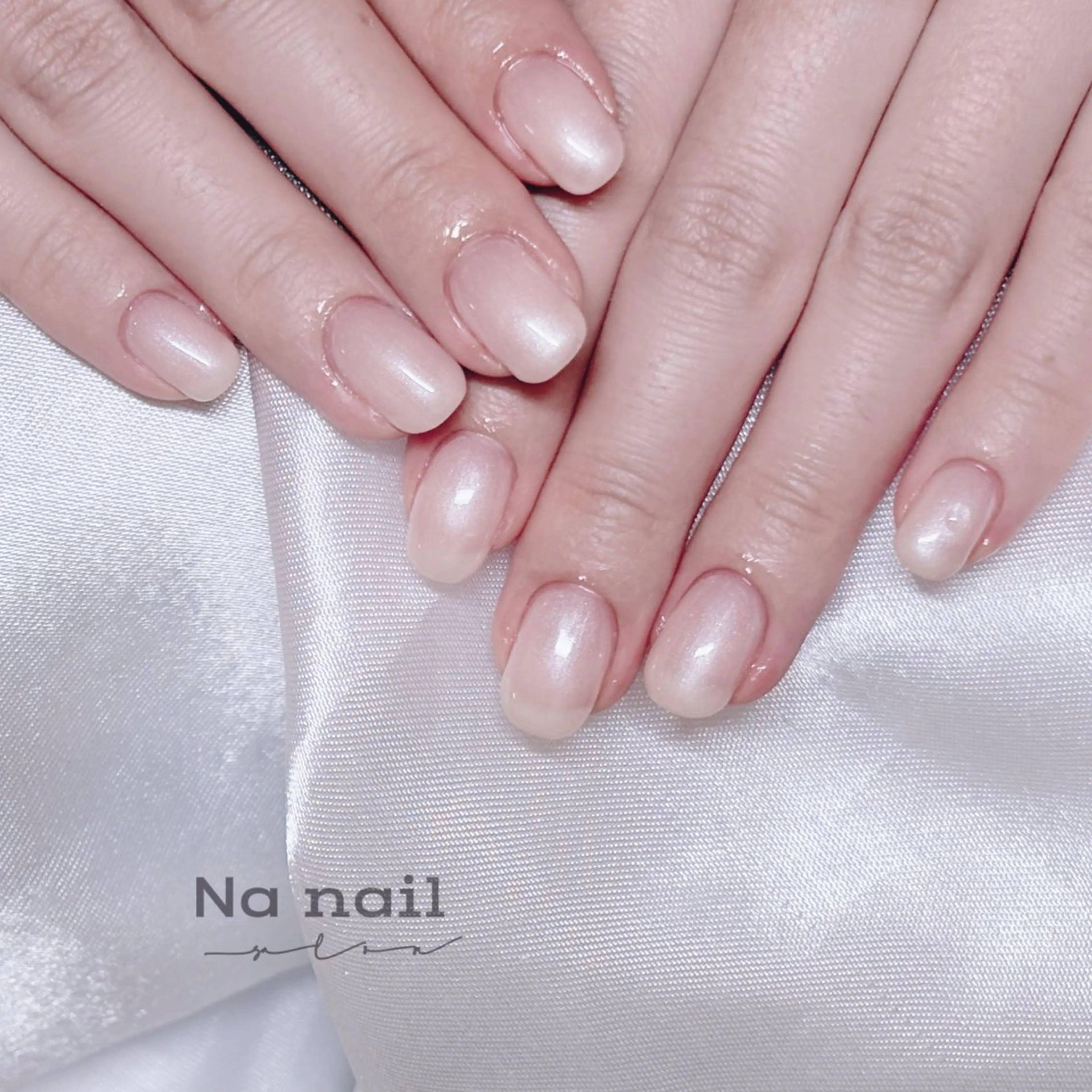 ネイル チークネイル フラッシュネイル フレンチネイル ジェルネイル グラデーション ハンドネイル CC Nail 高田馬場のネイルデザイン