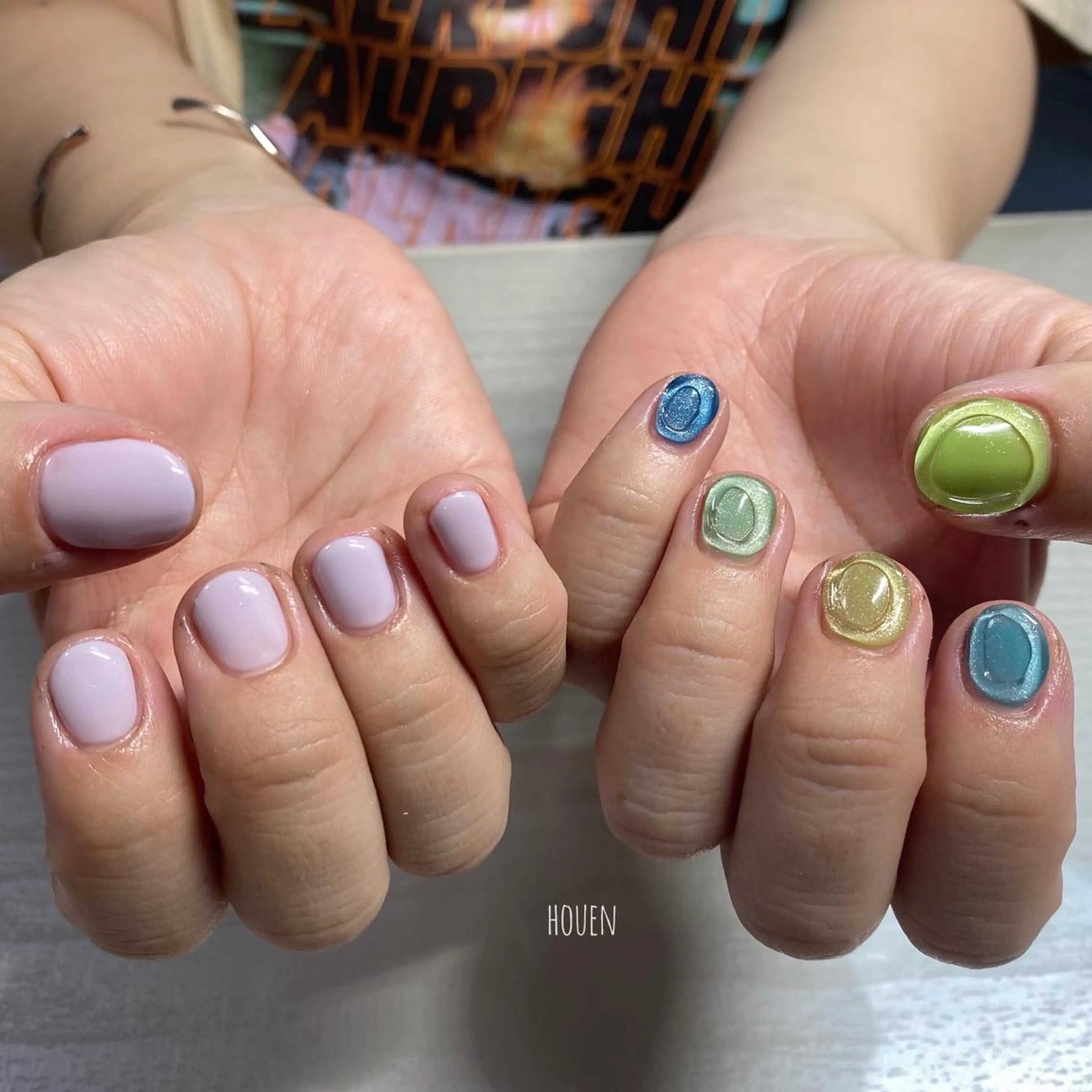 ネイル マグネットネイル I pinknail 韓国風·持ち込み専門のネイルデザイン