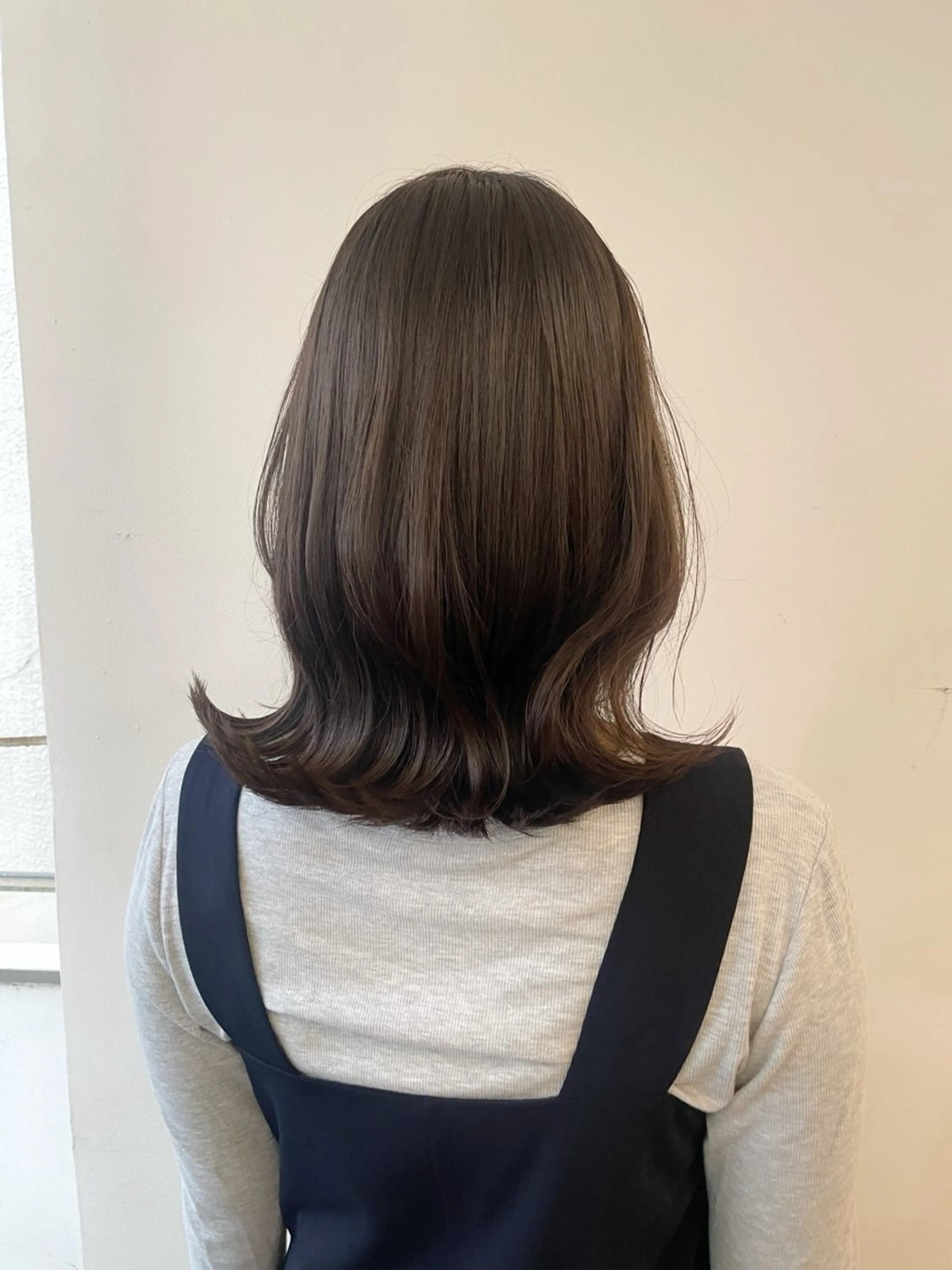 ミディアム 韓国風ヘア 外ハネヘア 🎀渋谷/ minori🎀のヘアスタイル