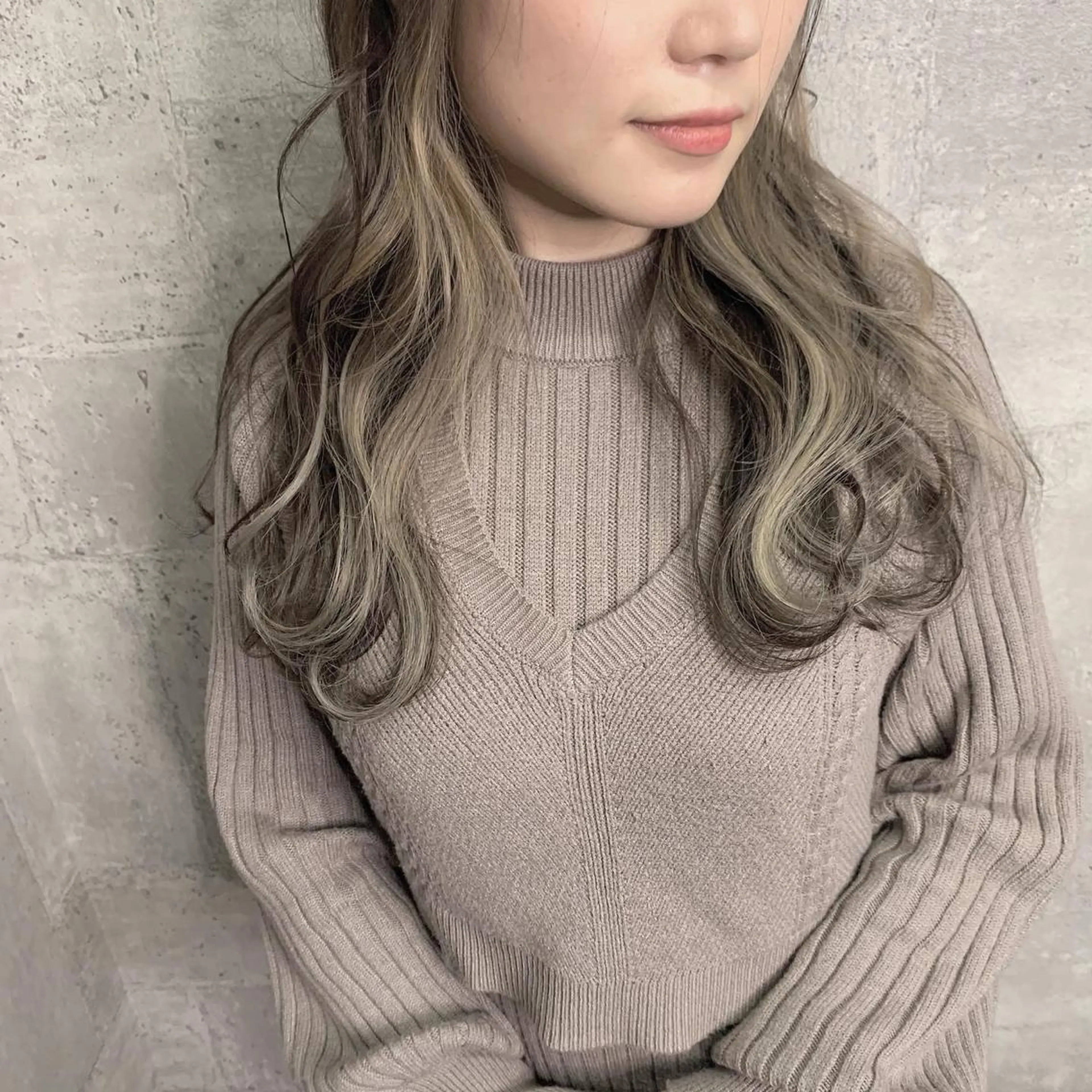 セミロング ヘアカラー 佐藤 香太のヘアスタイル