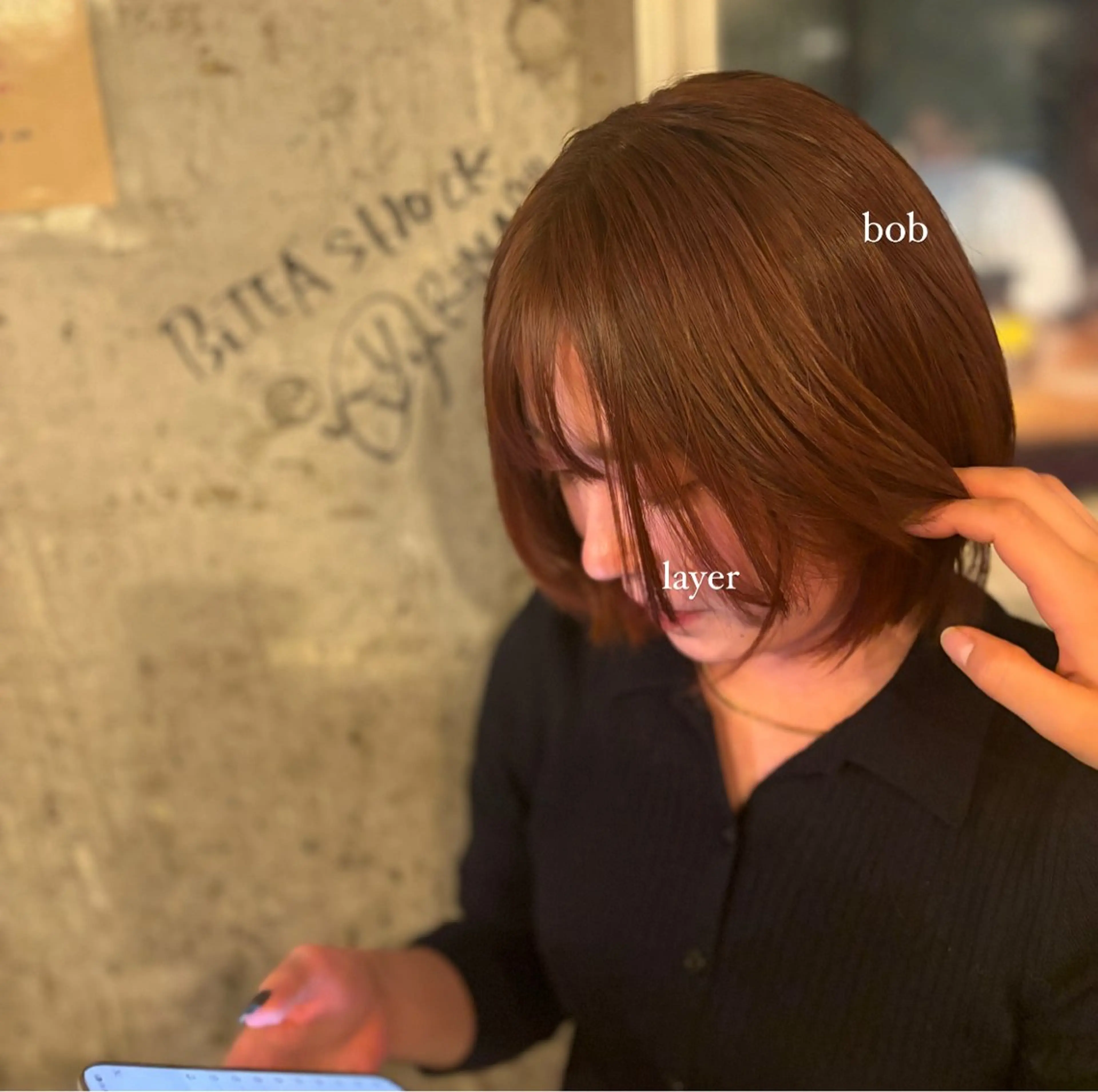 ショート ヘアカラー トリートメント Moanin'所属・艶カラー／ナチュラル スタイル/Ayukaのヘアスタイル