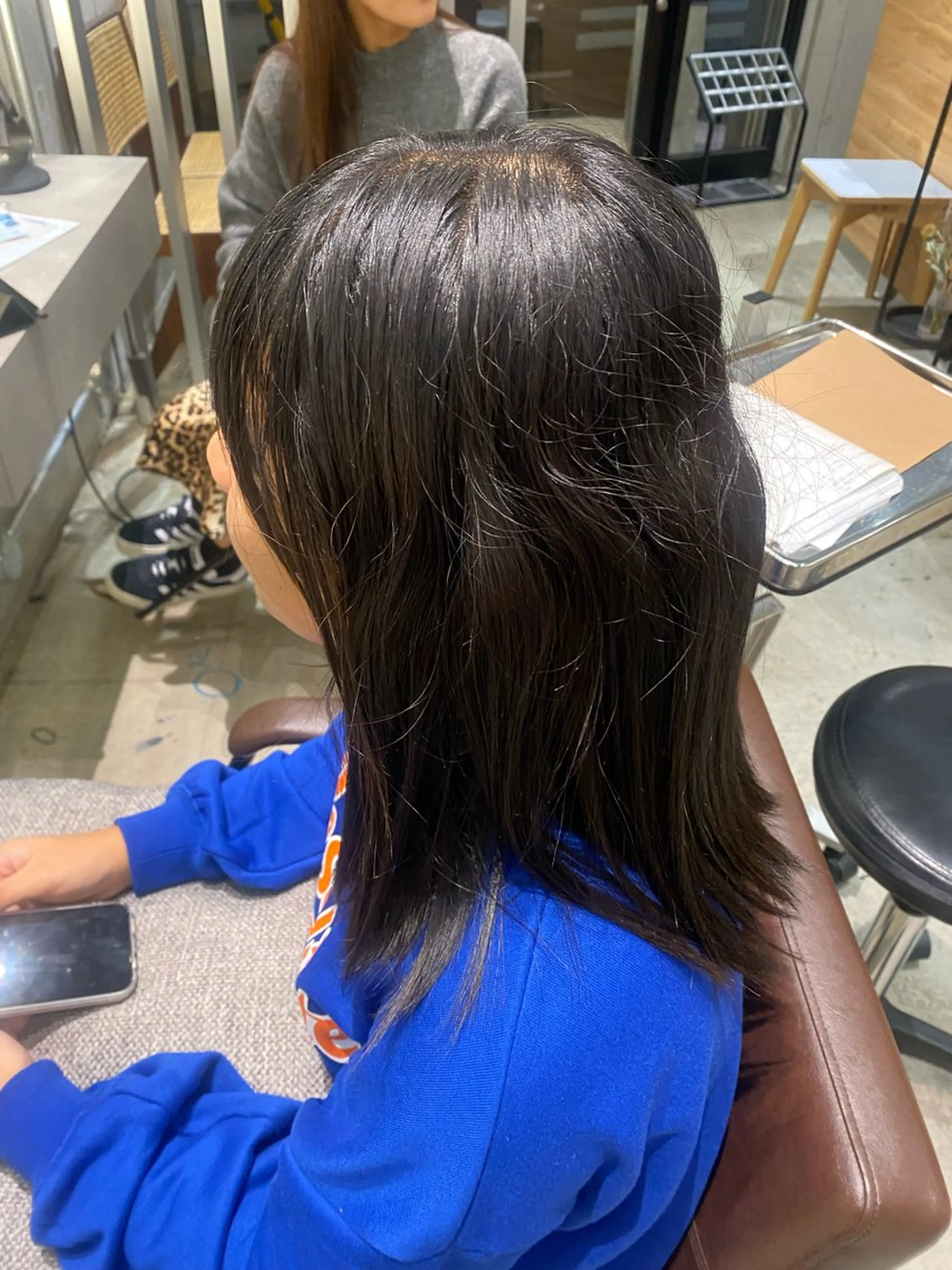 セミロング カットモデル FILMSりくのヘアスタイル