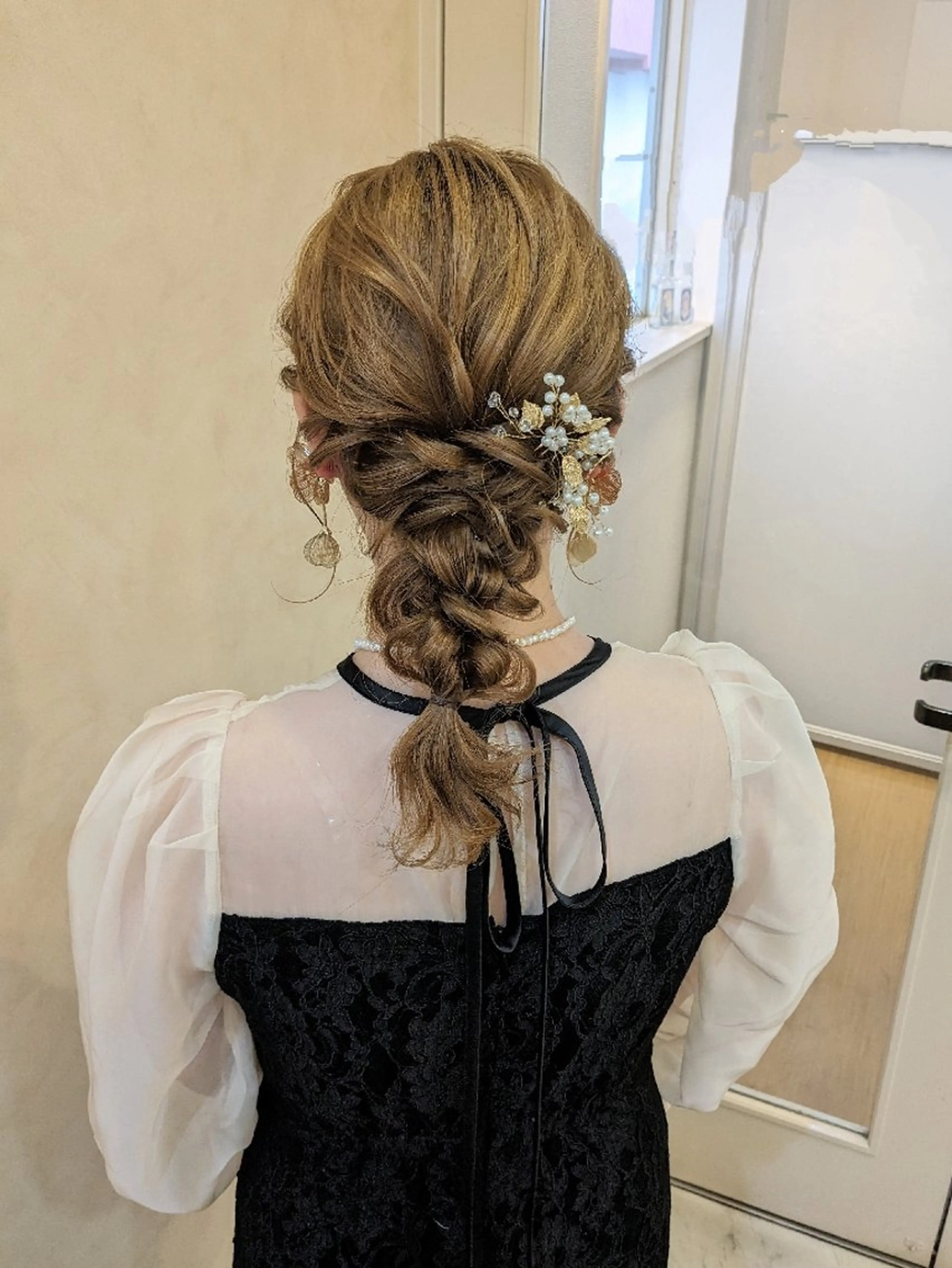 【9時台予約】結婚式お呼ばれヘアセットの写真