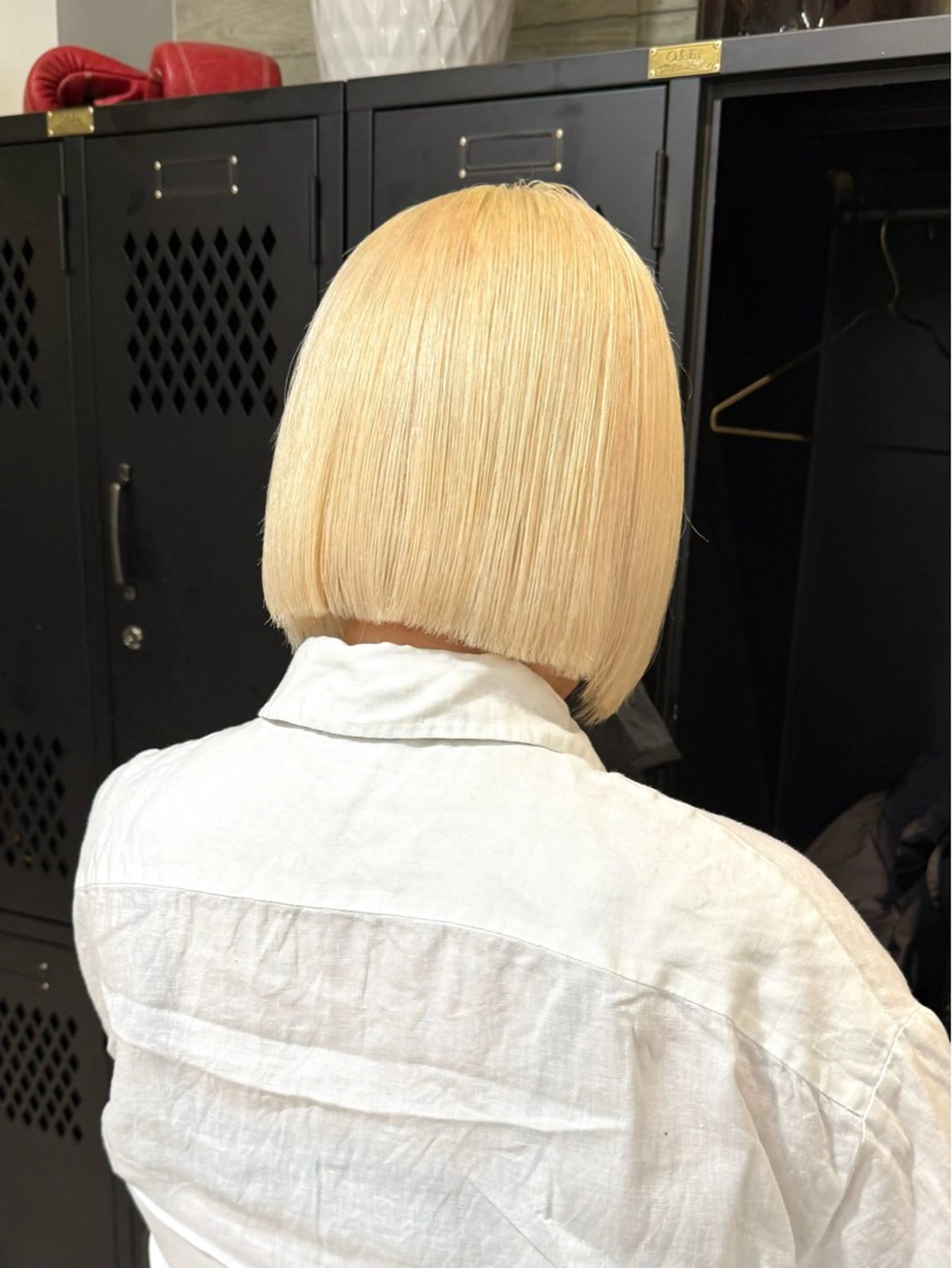 ミディアム カラー カット ヘアカラー トリートメント 色落ち綺麗透明感カラ /ボブ/ナカツヒカルのヘアスタイル