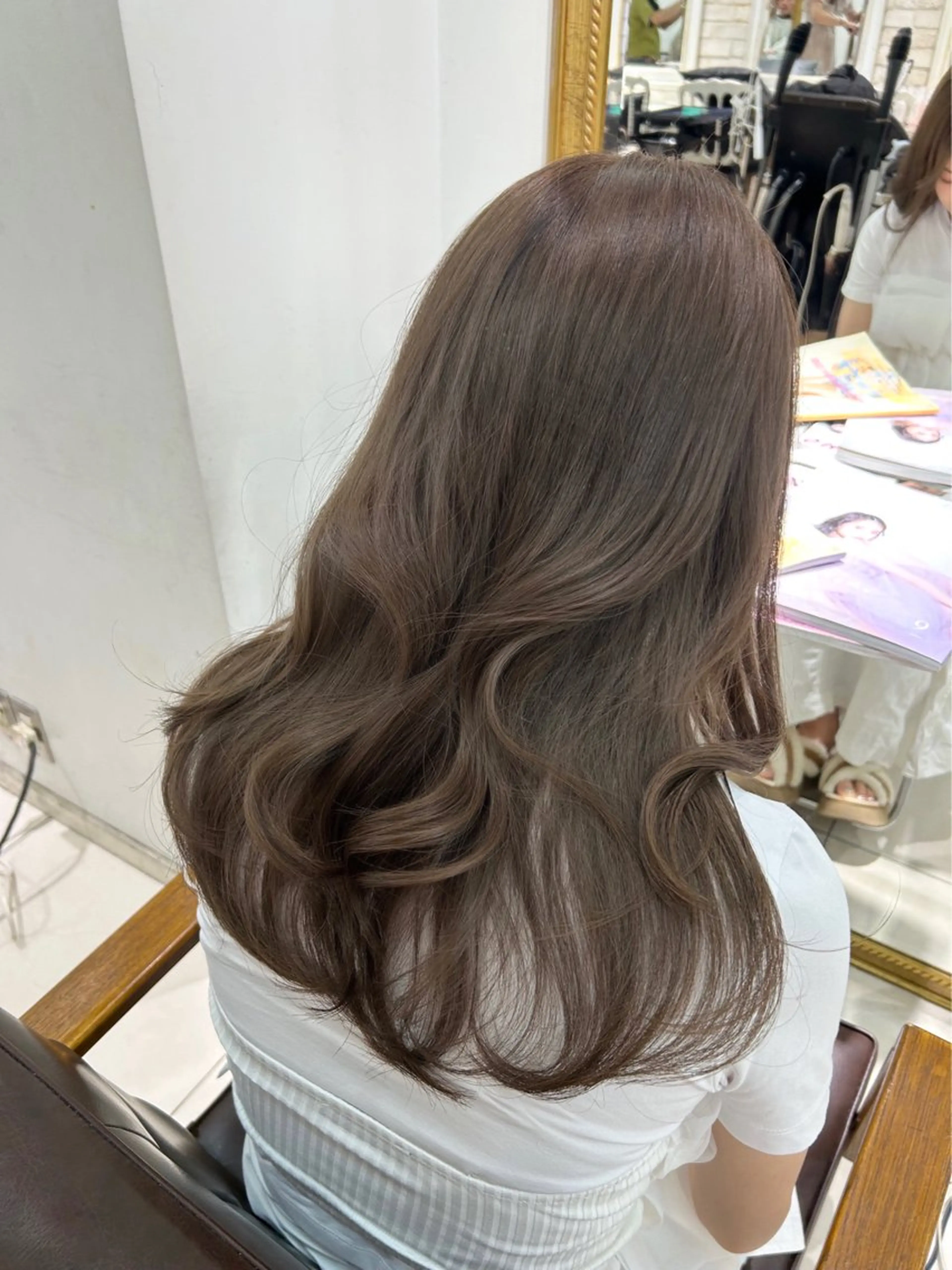 ロング カラー 透明感カラー 古山 結季🌙🖤のヘアスタイル