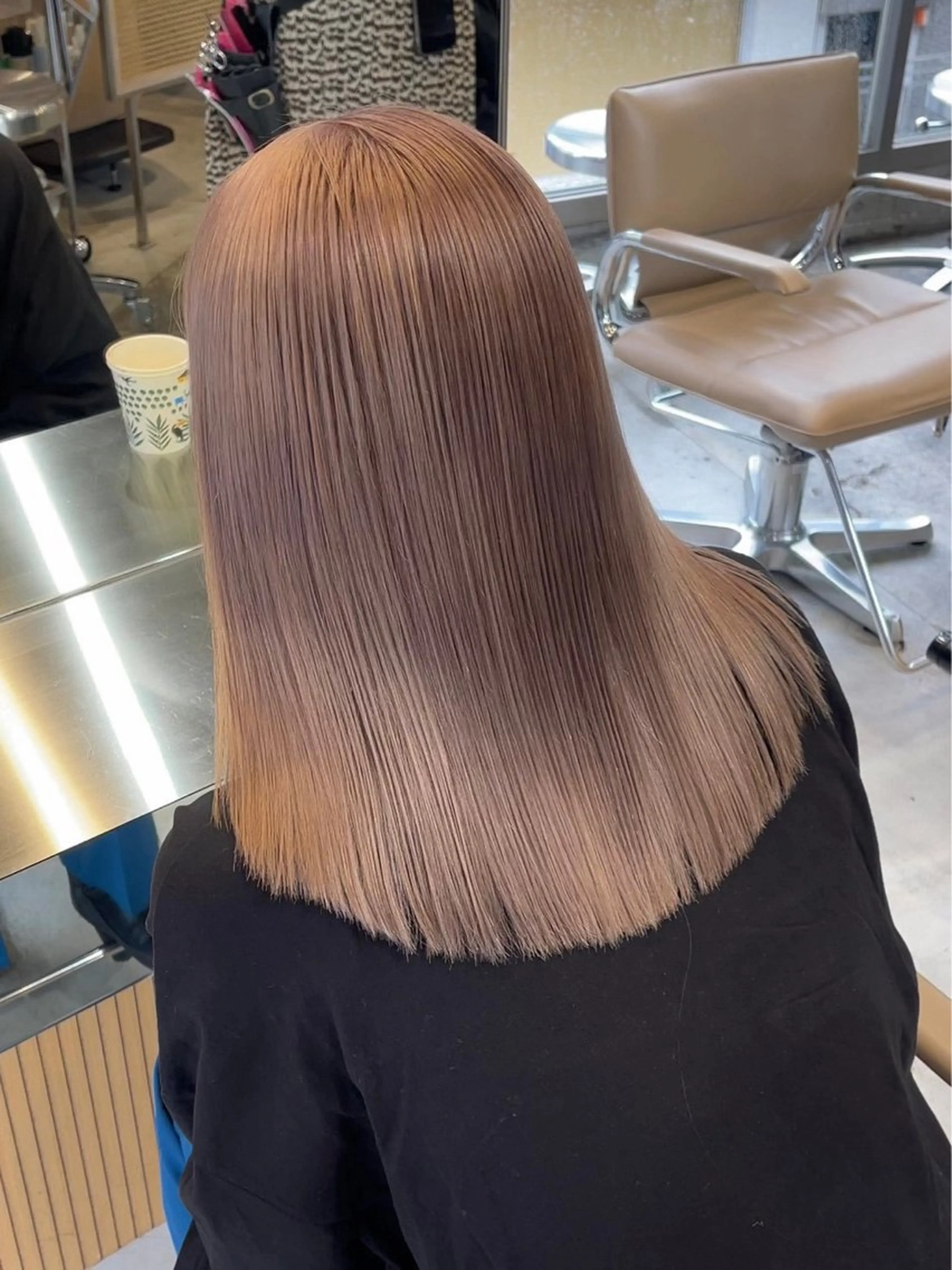 ロング カラー 艶ブラウンカラー🤎 /REI🐈🪽‪のヘアスタイル