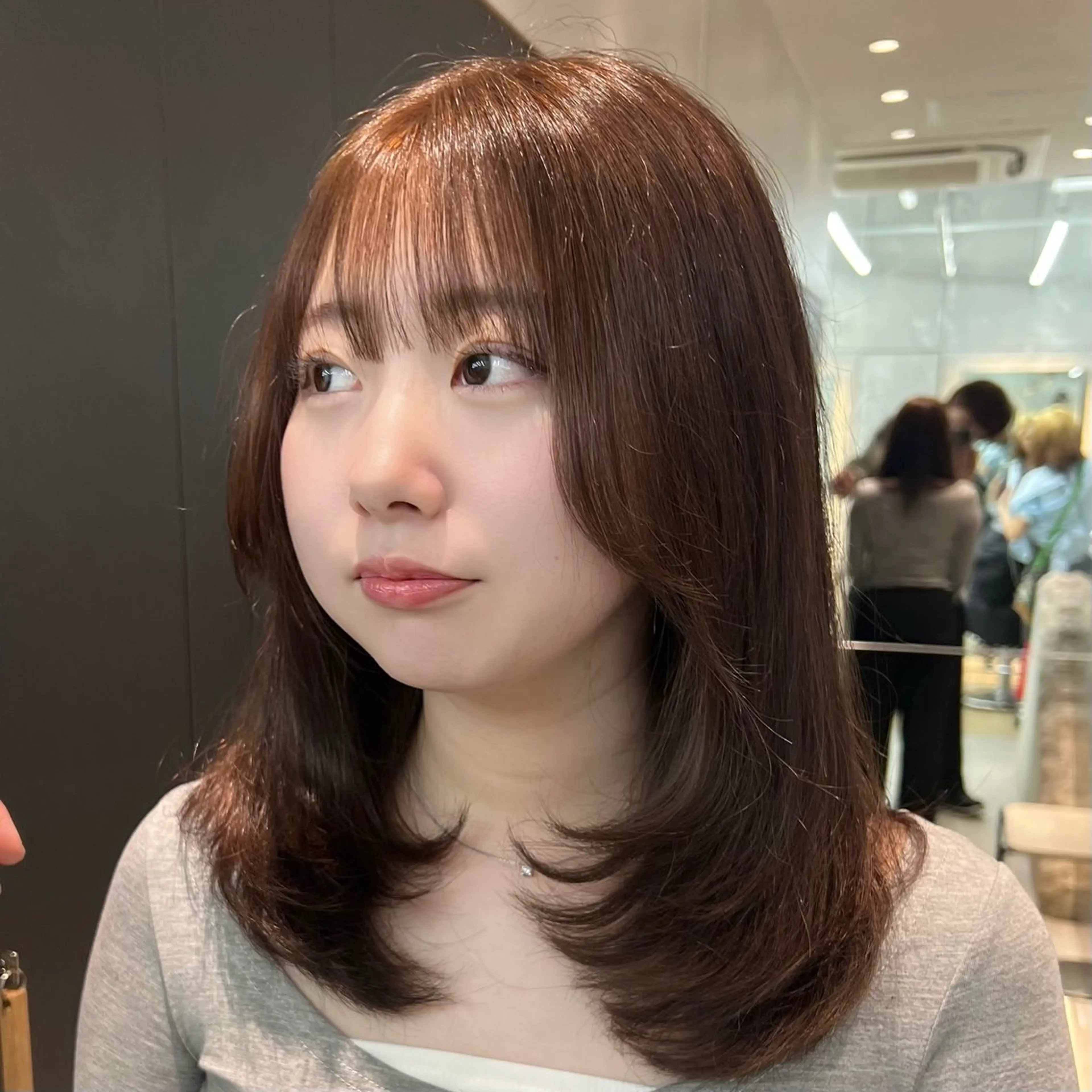 セミロング カラー 透明感カラー 髪質改善 韓国風ヘア レイヤーカット カット ヘアカラー トリートメント メンズ/韓国レイヤー /縮毛矯正/📍爽太のヘアスタイル