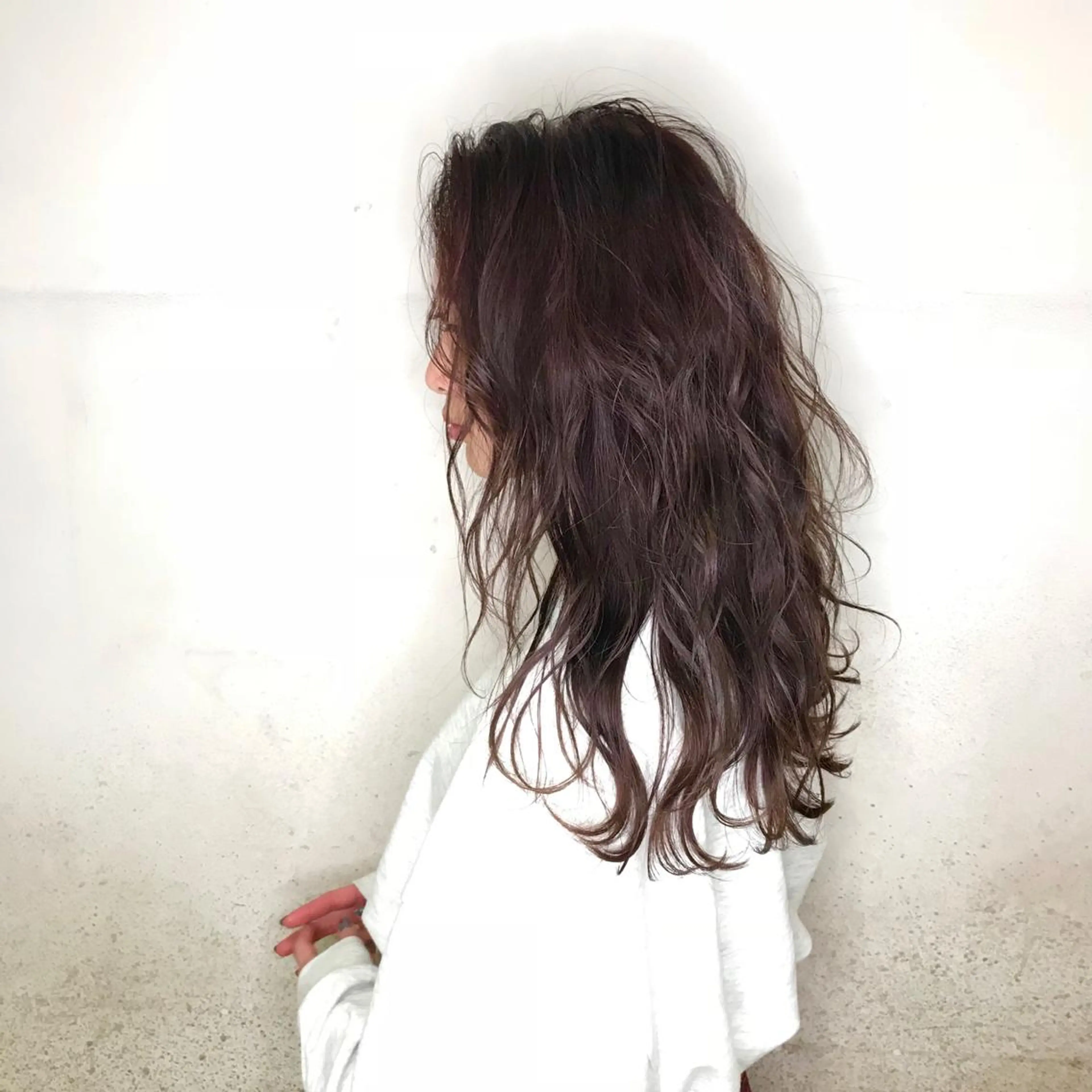 ロング カット ヘアカラー 福原 優介のヘアスタイル