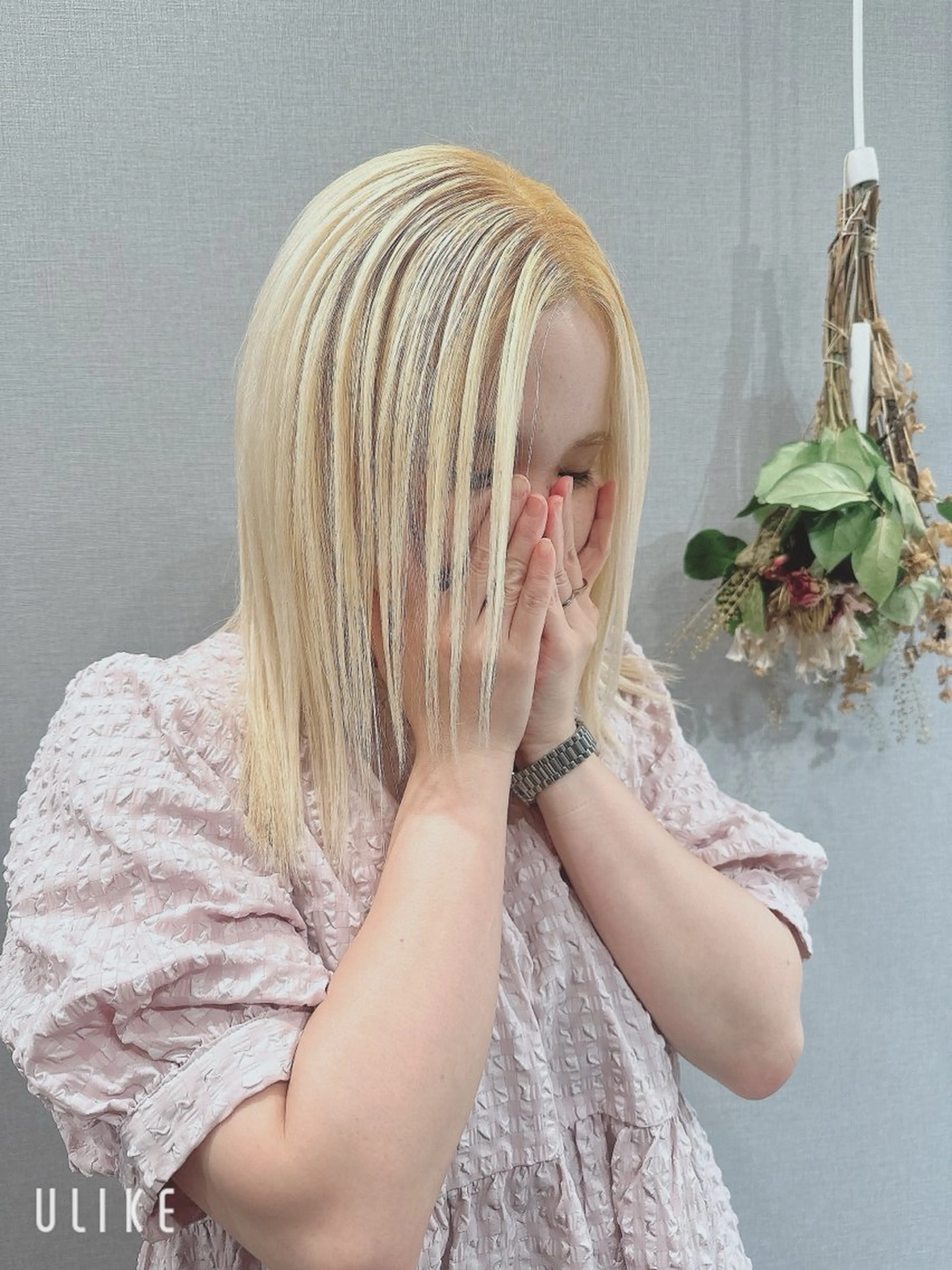 ロング カラー カット ヘアカラー トリートメント K Harukaのヘアスタイル