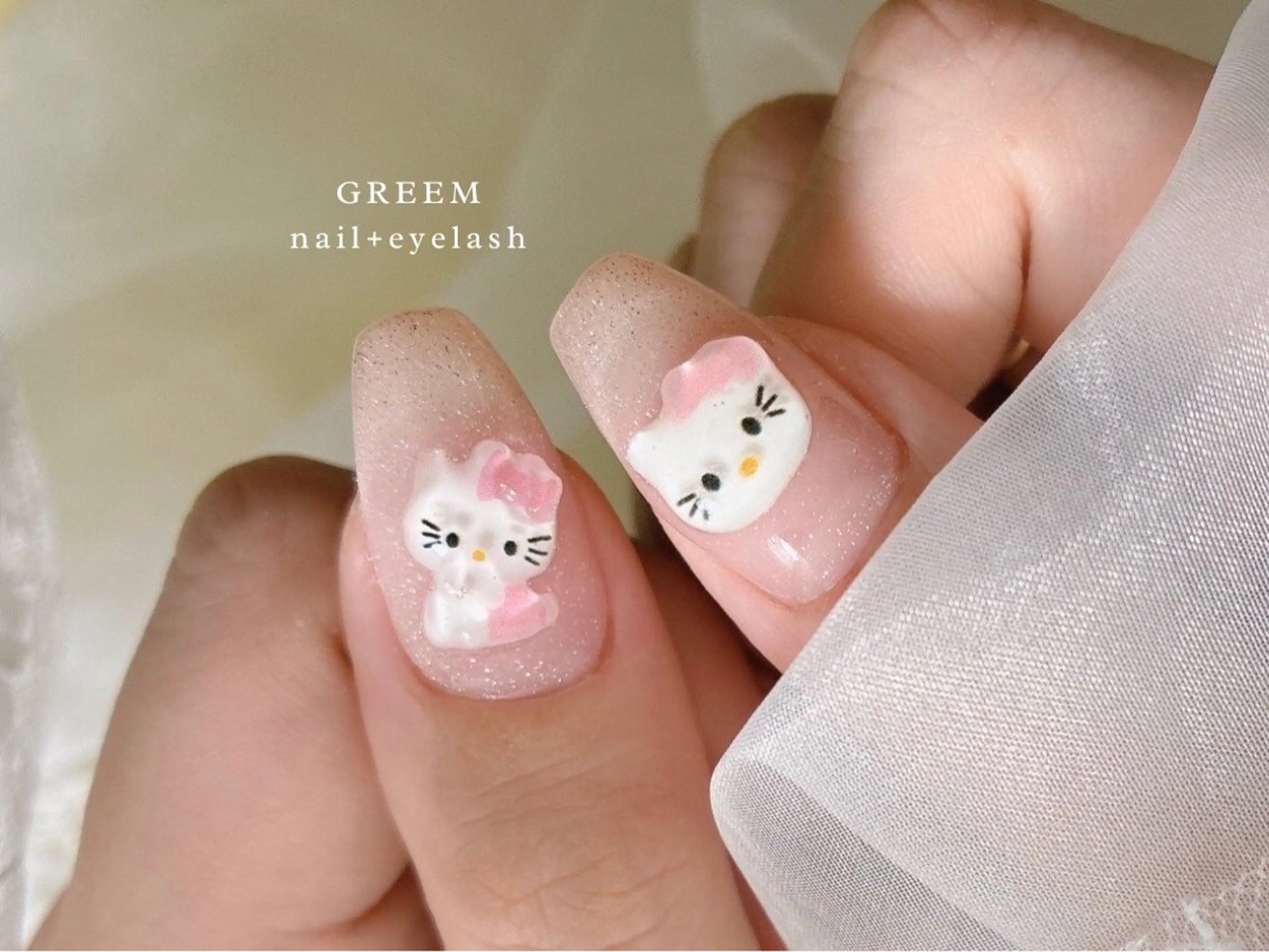 ネイル ピンク ハンドネイル GREEM グリームのネイルデザイン