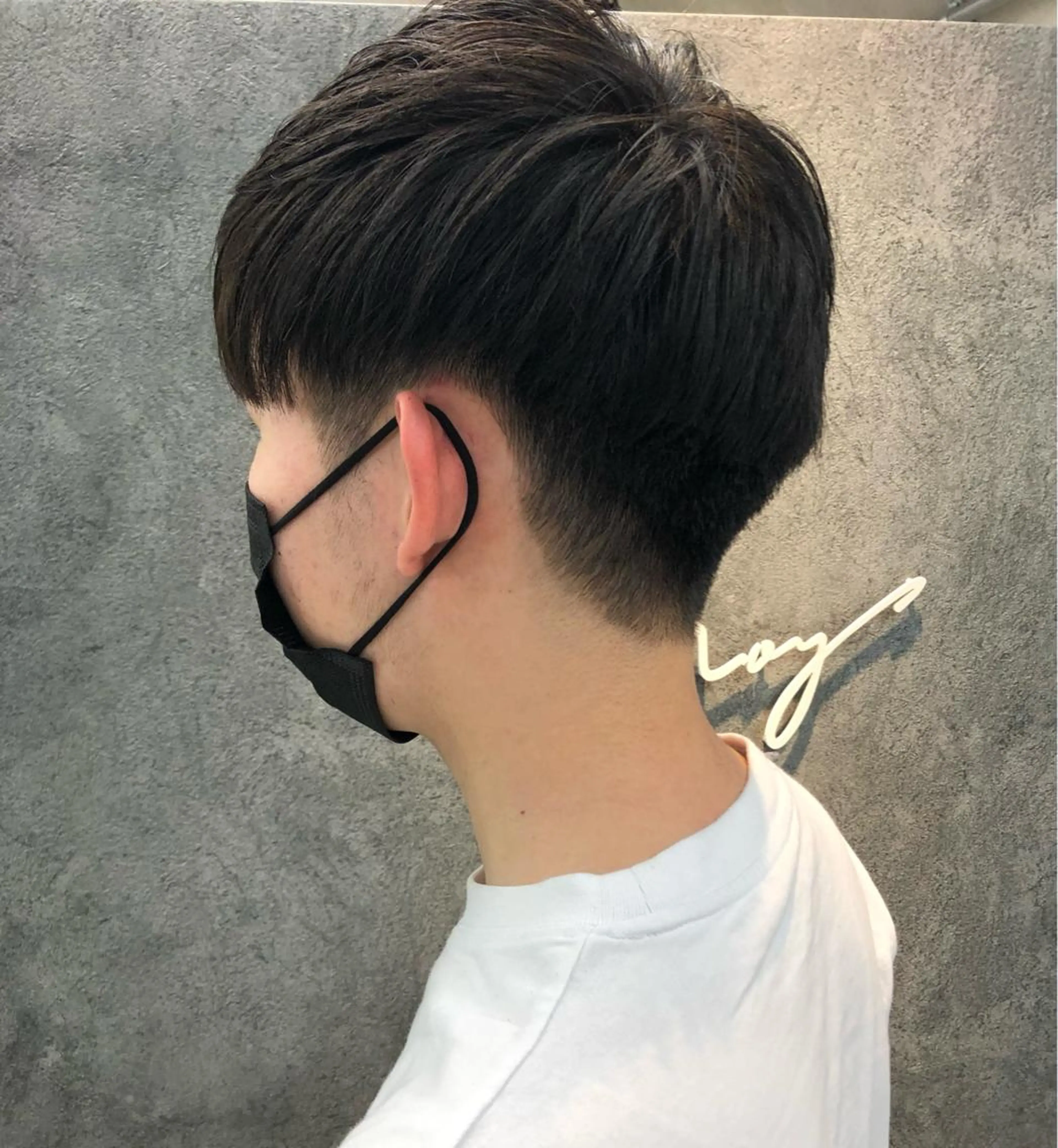 メンズ マッシュ ツーブロック カット Noyヨシモト ヒロトのヘアスタイル