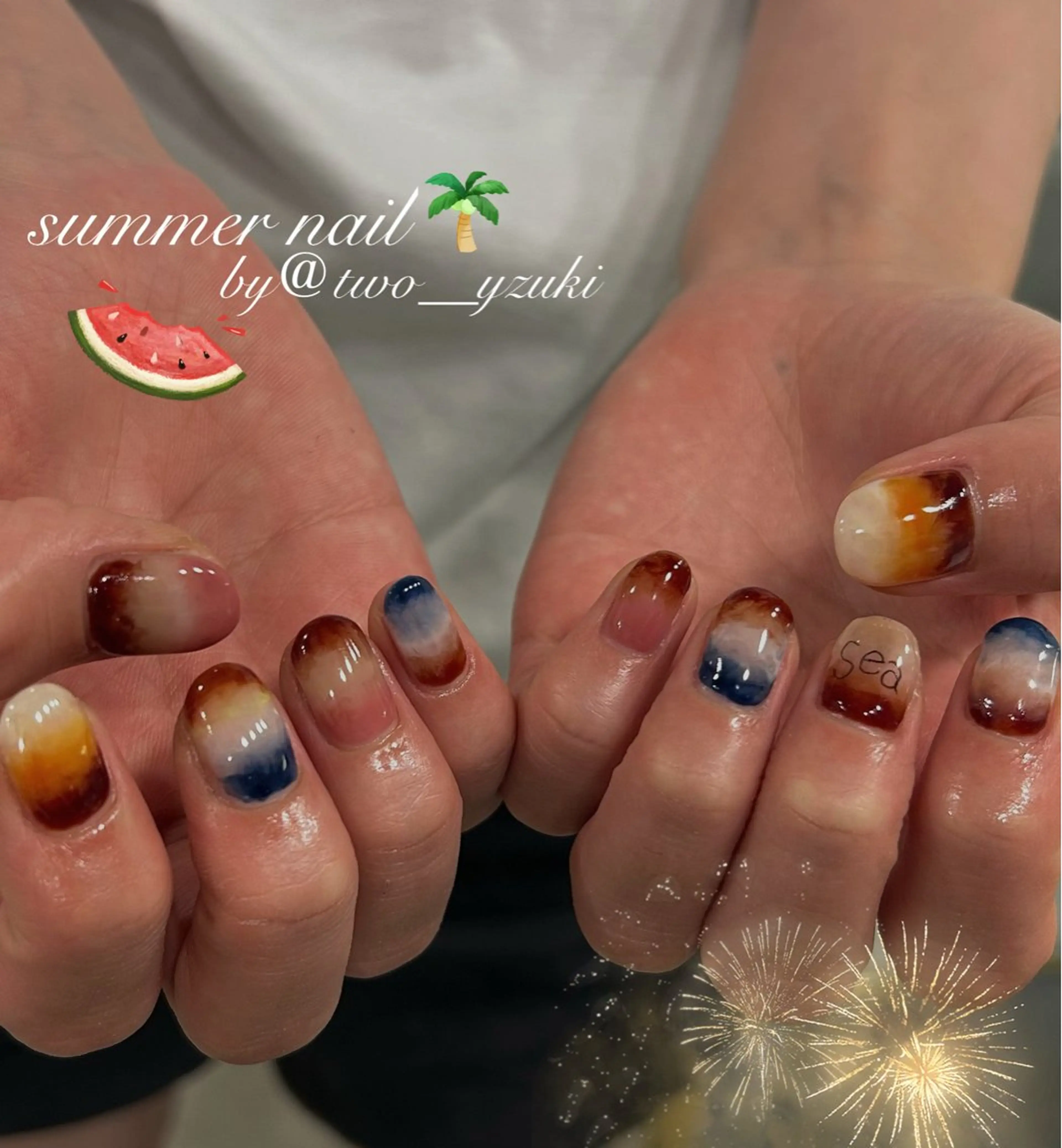 ネイル ハンドネイル One YUZUKIのネイルデザイン